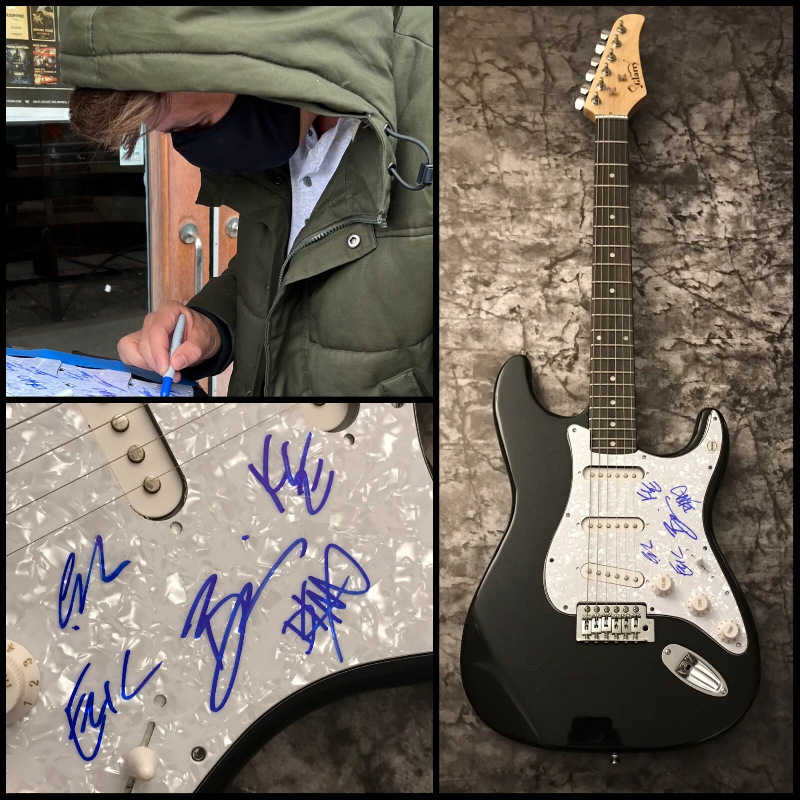GFA I've Given Up on You x5 Band * REAL FRIENDS * Signed Electric Guitar R4 COA