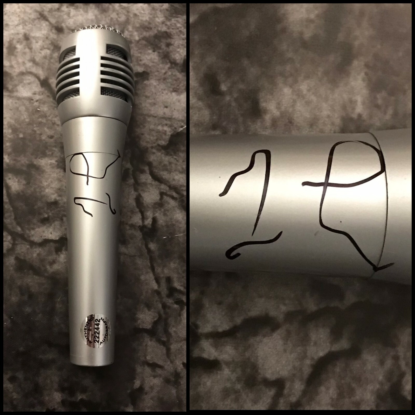 GFA The Tonight Show with * JAY LENO * Signed Microphone J1 COA