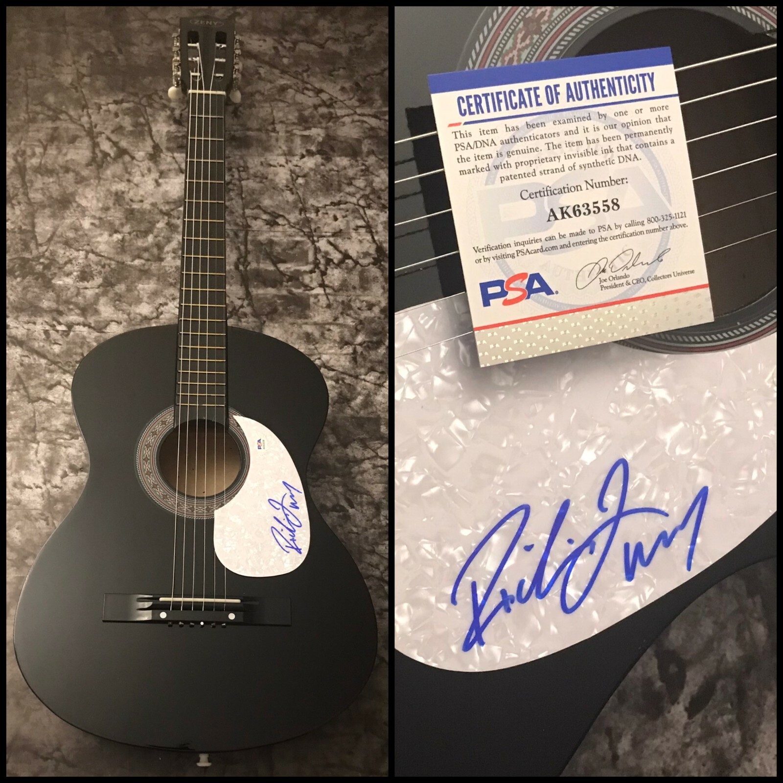PSA Buffalo Springfield  * RICHIE FURAY *  Signed Acoustic Guitar COA