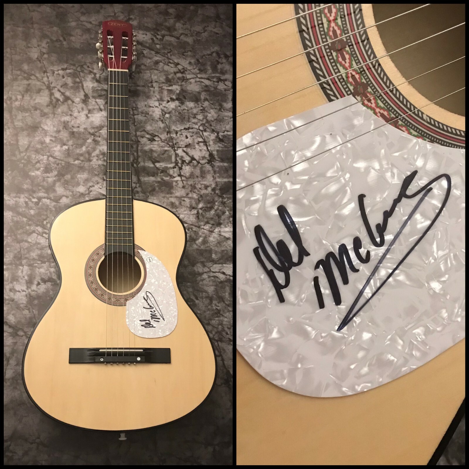 GFA  Band and the Boys * DEL McCOURY * Signed Acoustic Guitar  COA