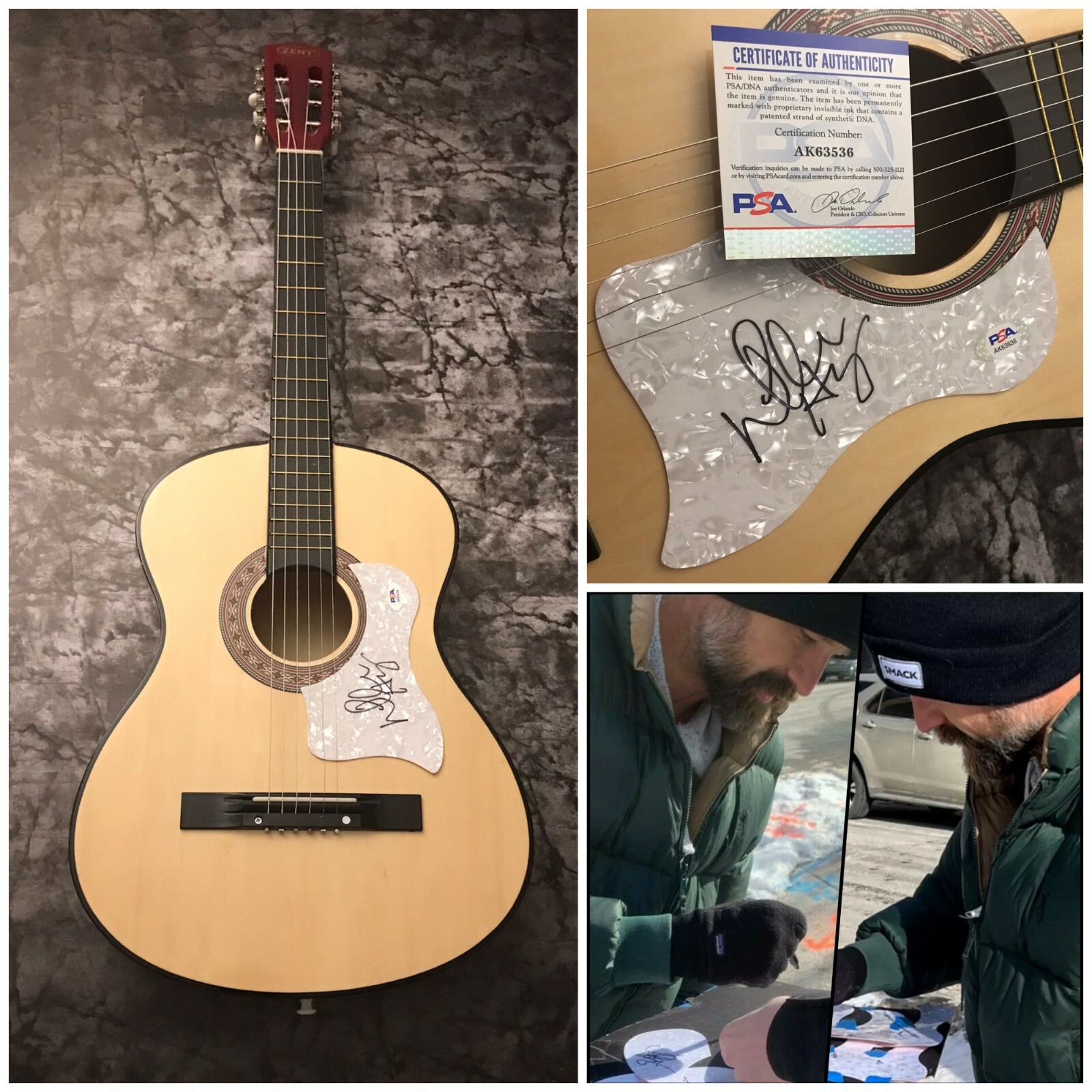 PSA  Fancy Like Country Star * WALKER HAYES * Signed Acoustic Guitar PROOF COA