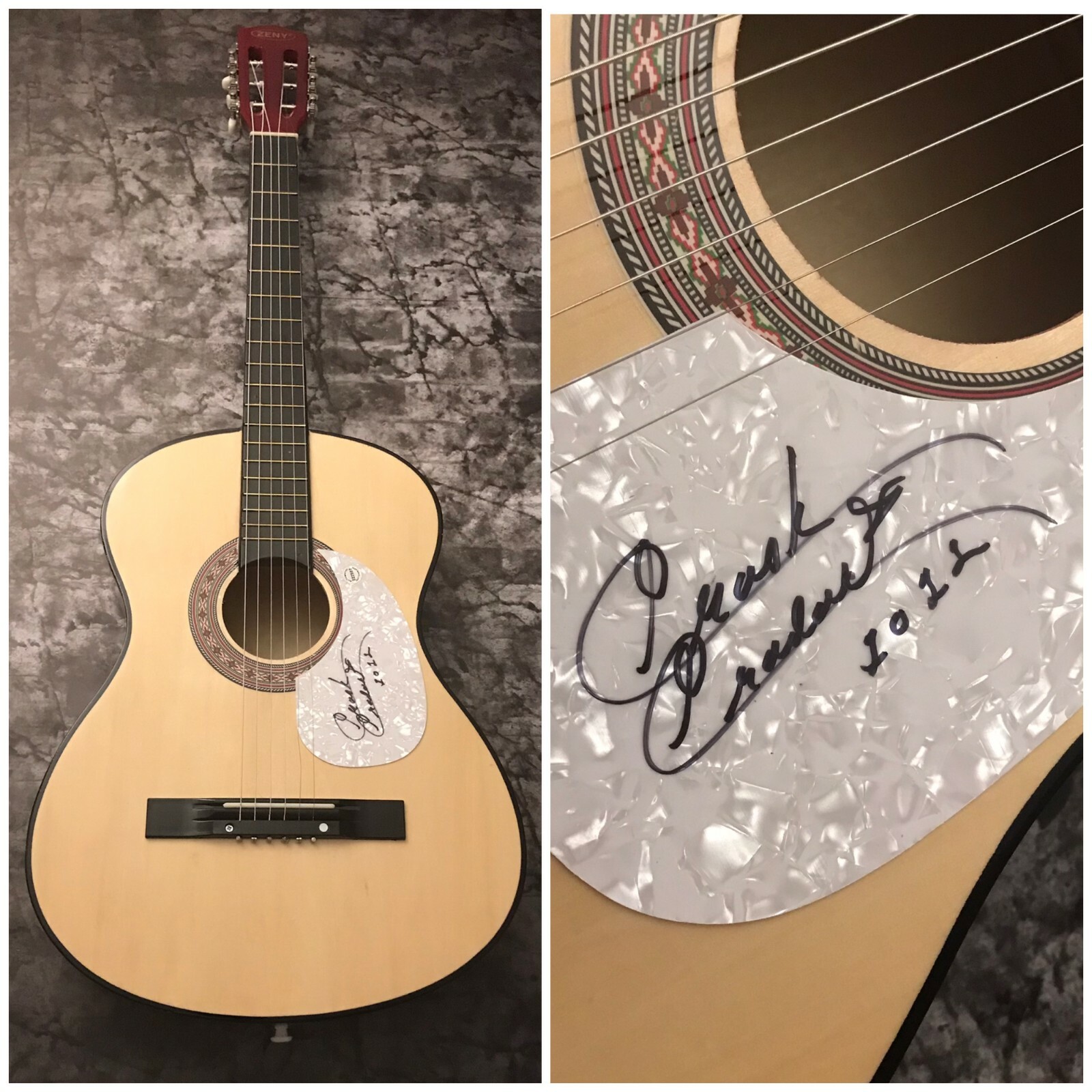 GFA Boom Boom Baby * BILLY CRASH CRADDOCK * Signed Acoustic Guitar B2 COA