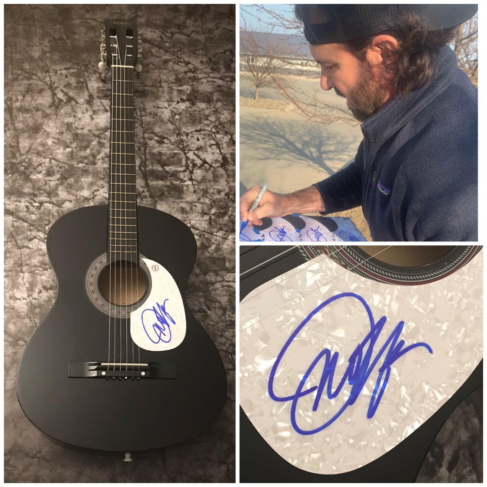 GFA Boots on a Dance Floor * JON WOLFE * Signed Acoustic Guitar PROOF J1 COA