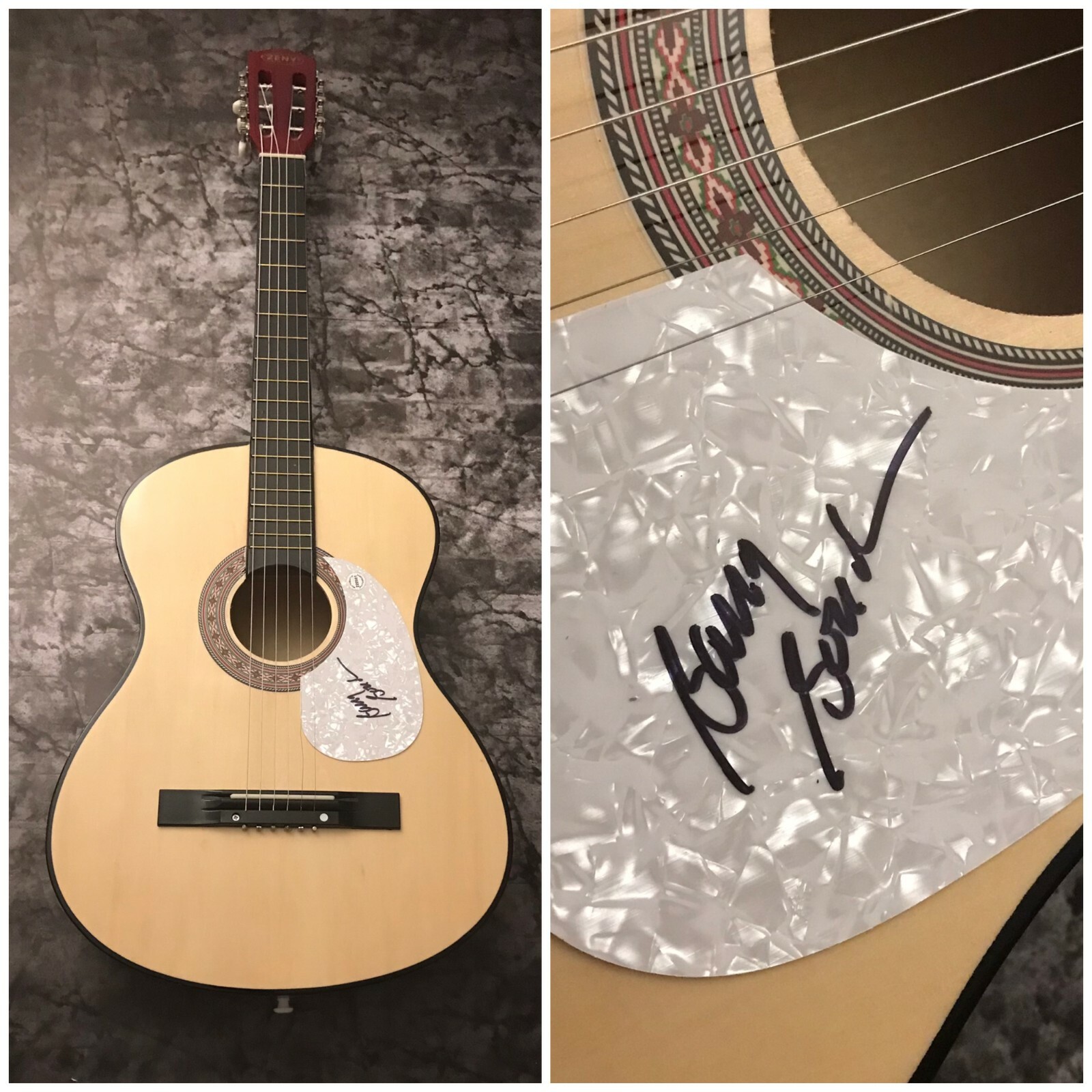 GFA Boston Band Guitarist * BARRY GOUDREAU * Signed Acoustic Guitar COA