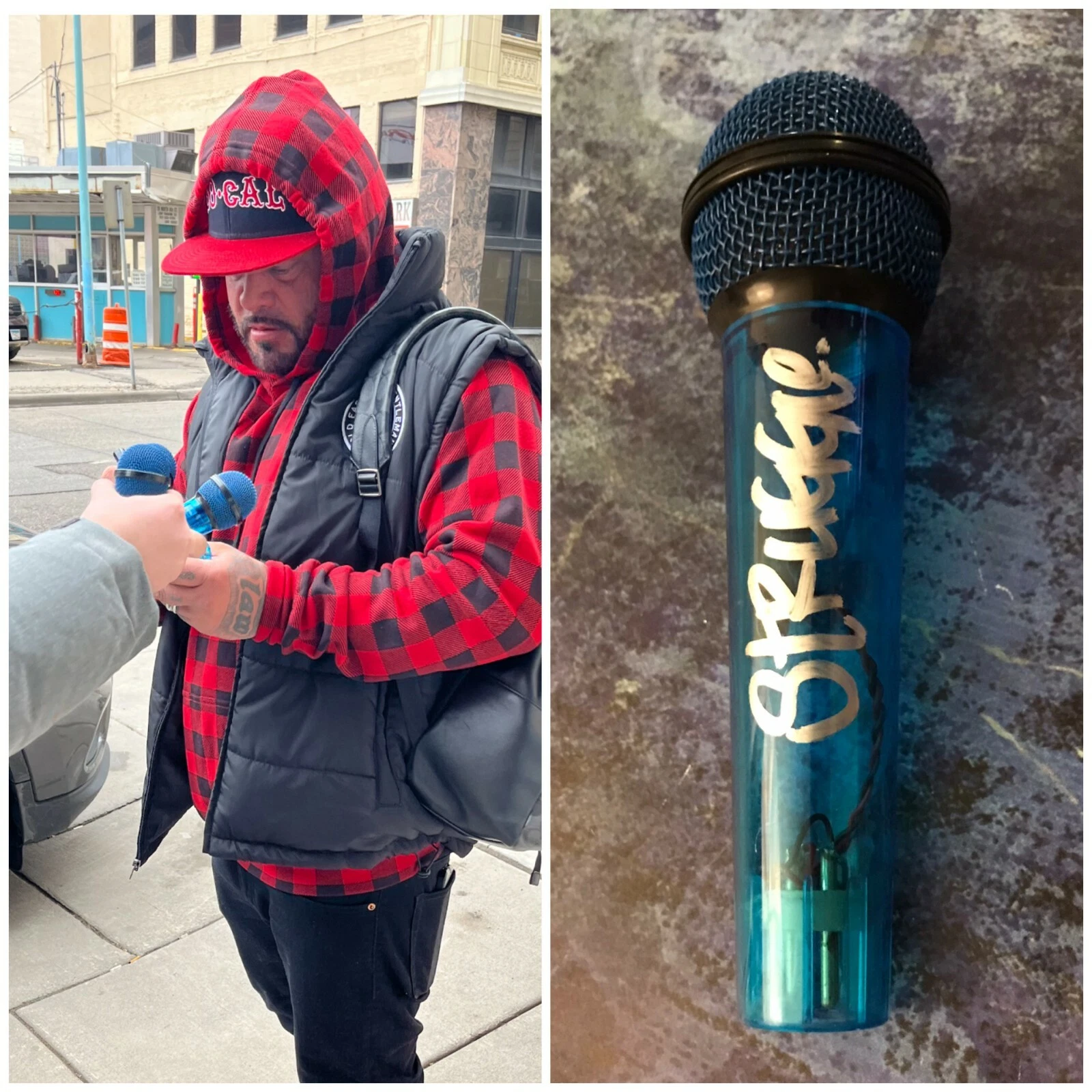 GFA Troubadour of Troubled Souls * STRUGGLE JENNINGS * Signed Microphone S2 COA