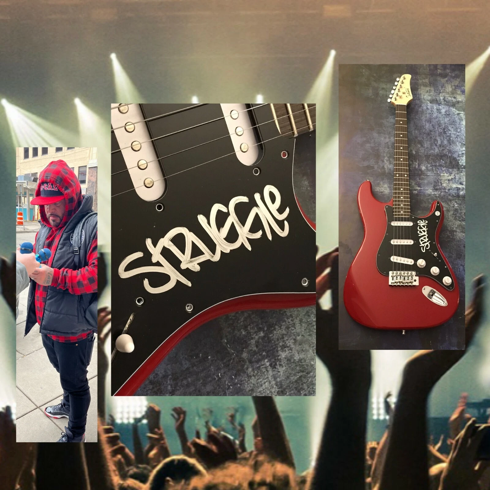 Troubadour of Troubled Souls * STRUGGLE JENNINGS * Signed Electric Guitar COA