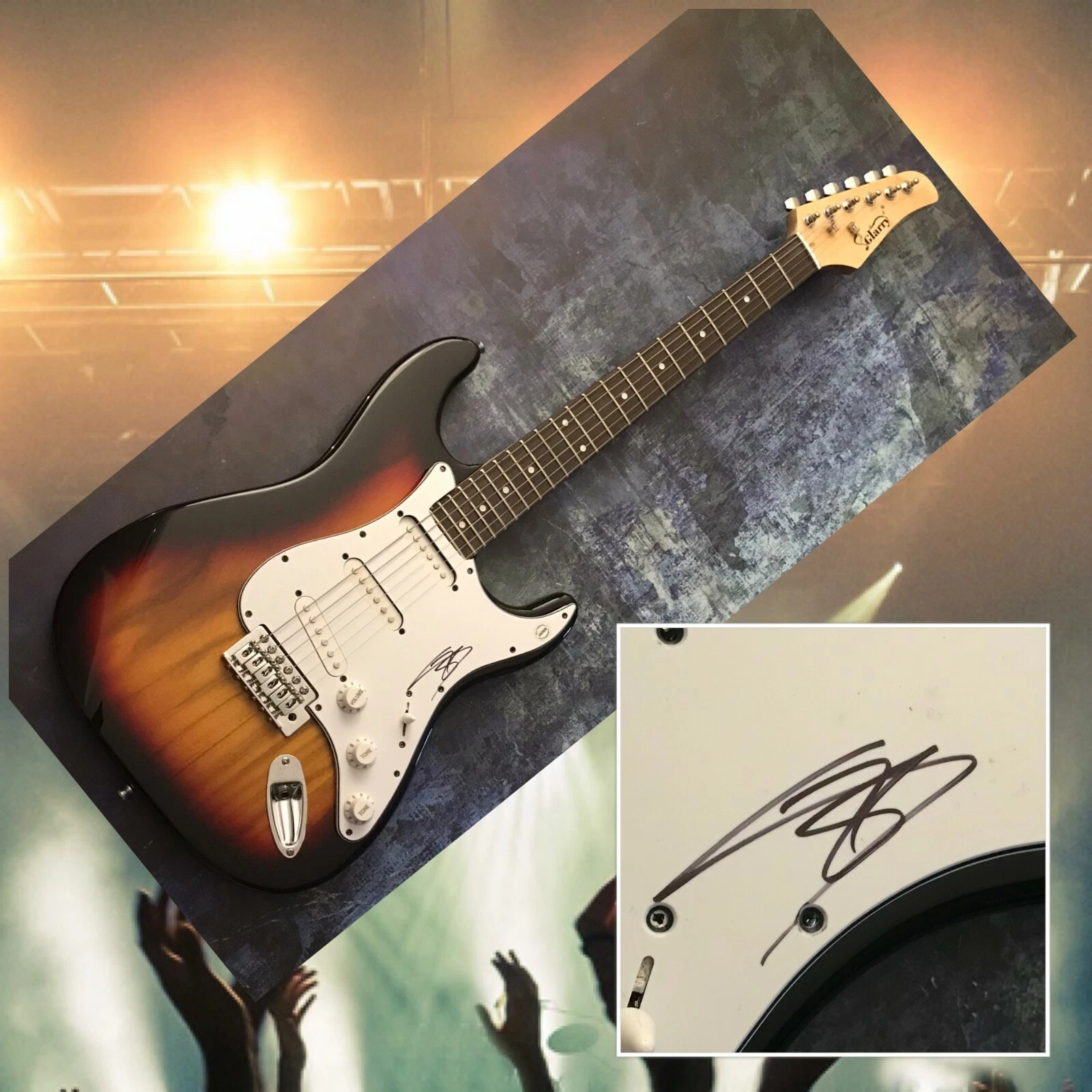 GFA  Sexy Halestorm Sexy Rock Star * LZZY HALE *  Signed Electric Guitar COA