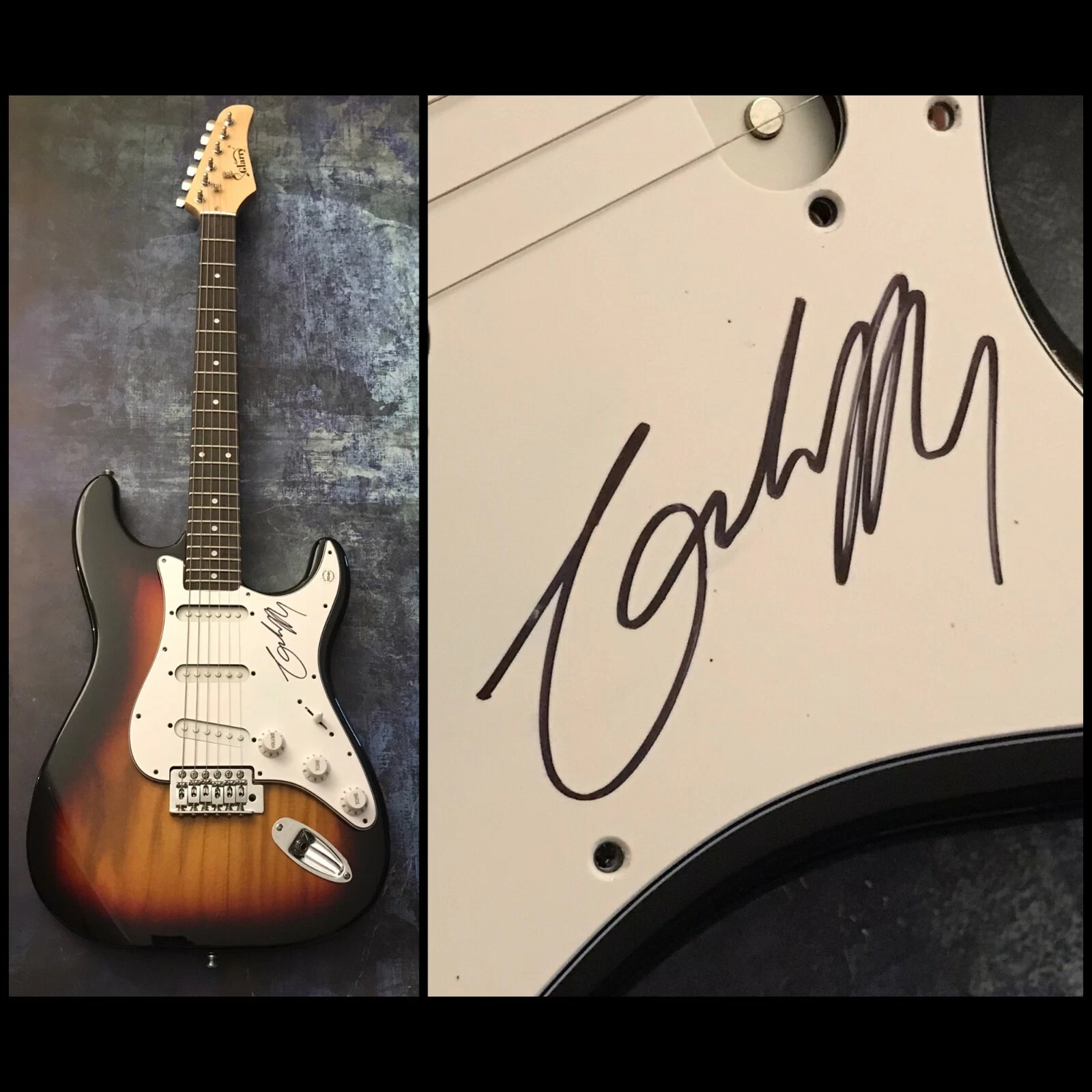 GFA  Men at Work Band Star  * COLIN HAY *  Signed Electric Guitar COA