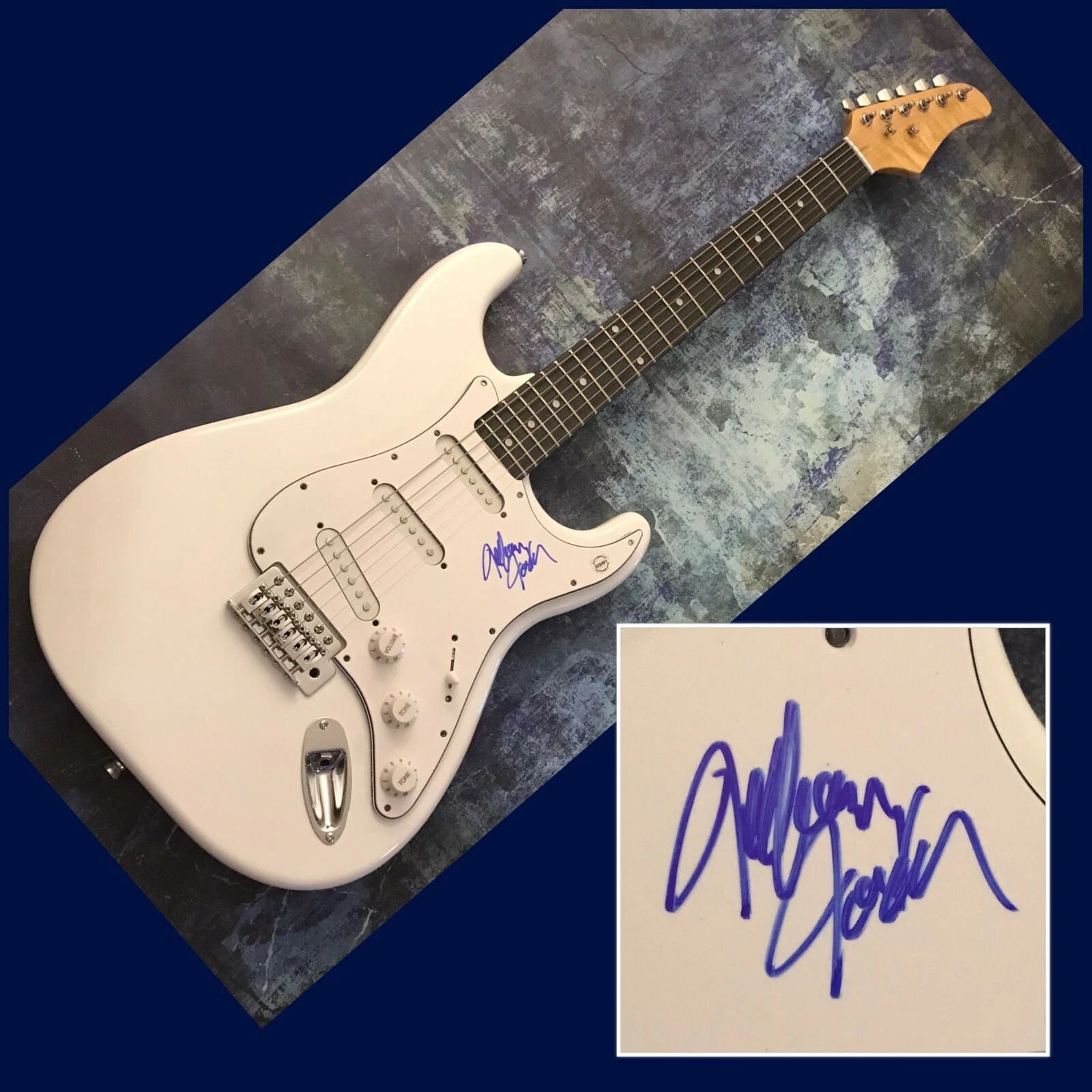 GFA  The Band Camino * JEFFERY JORDAN *  Signed Electric Guitar COA