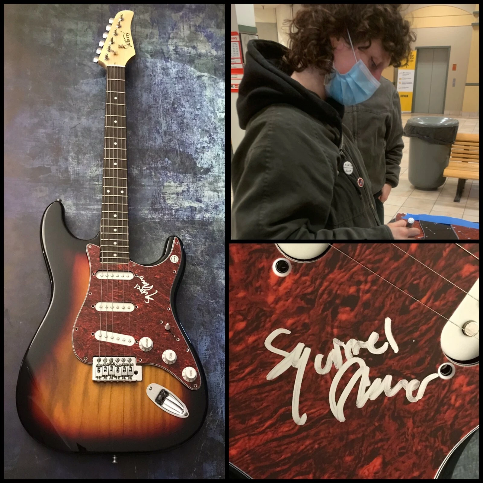 GFA Take It or Leave It  * SQUIRREL FLOWER *  Signed Electric Guitar COA