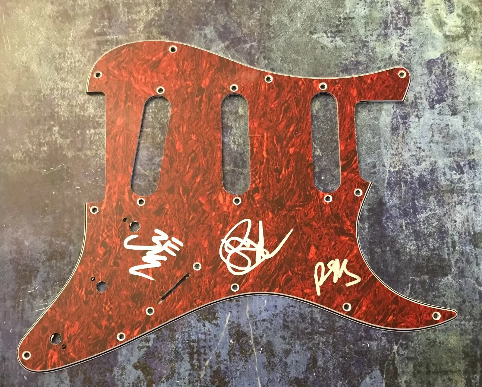 GFA Lanterns Easy Ryan Lott x3 Band  * SON LUX *  Signed Electric Pickguard COA