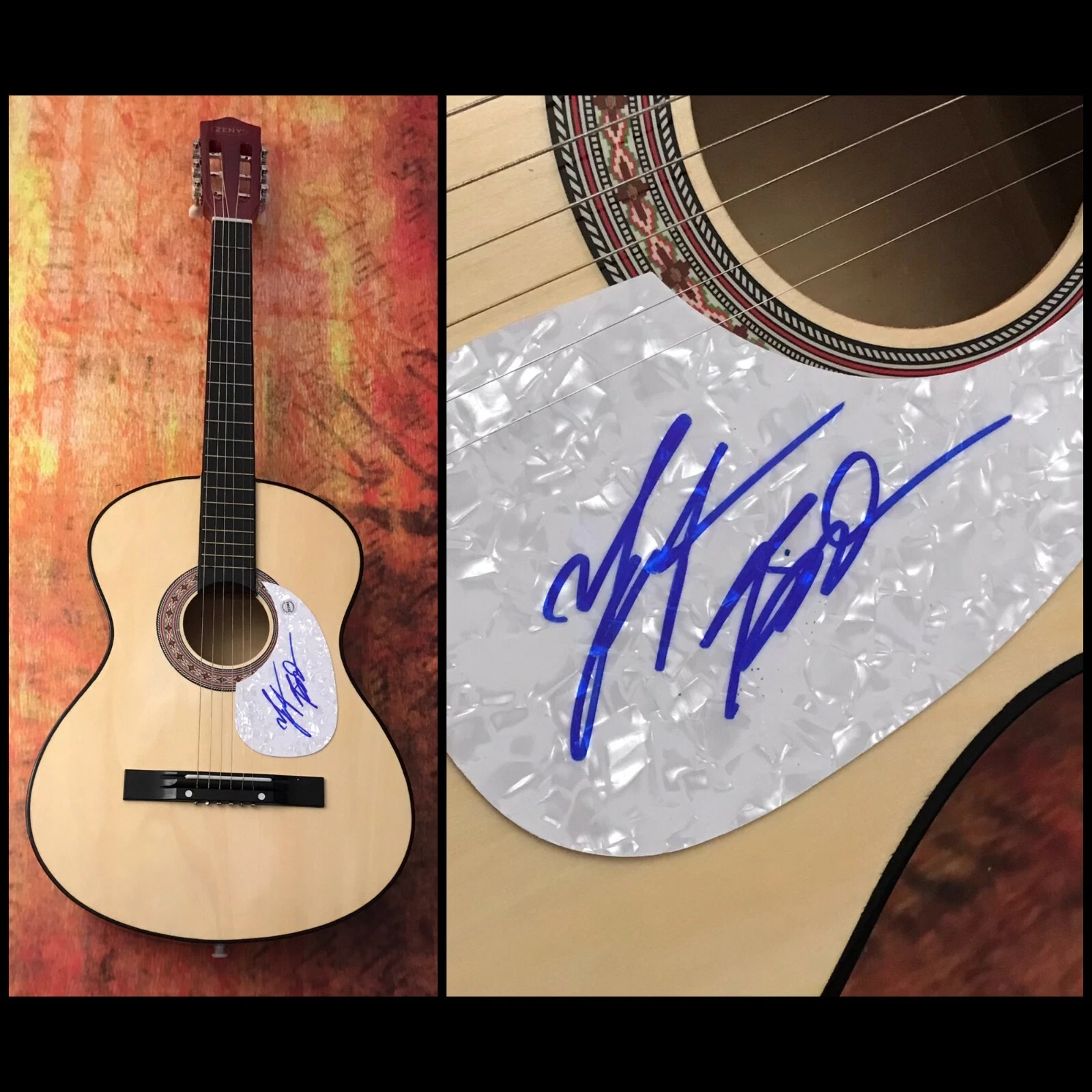 GFA Palomino Princess  * TYLER BOOTH *  Signed Acoustic Guitar PROOF T1 COA