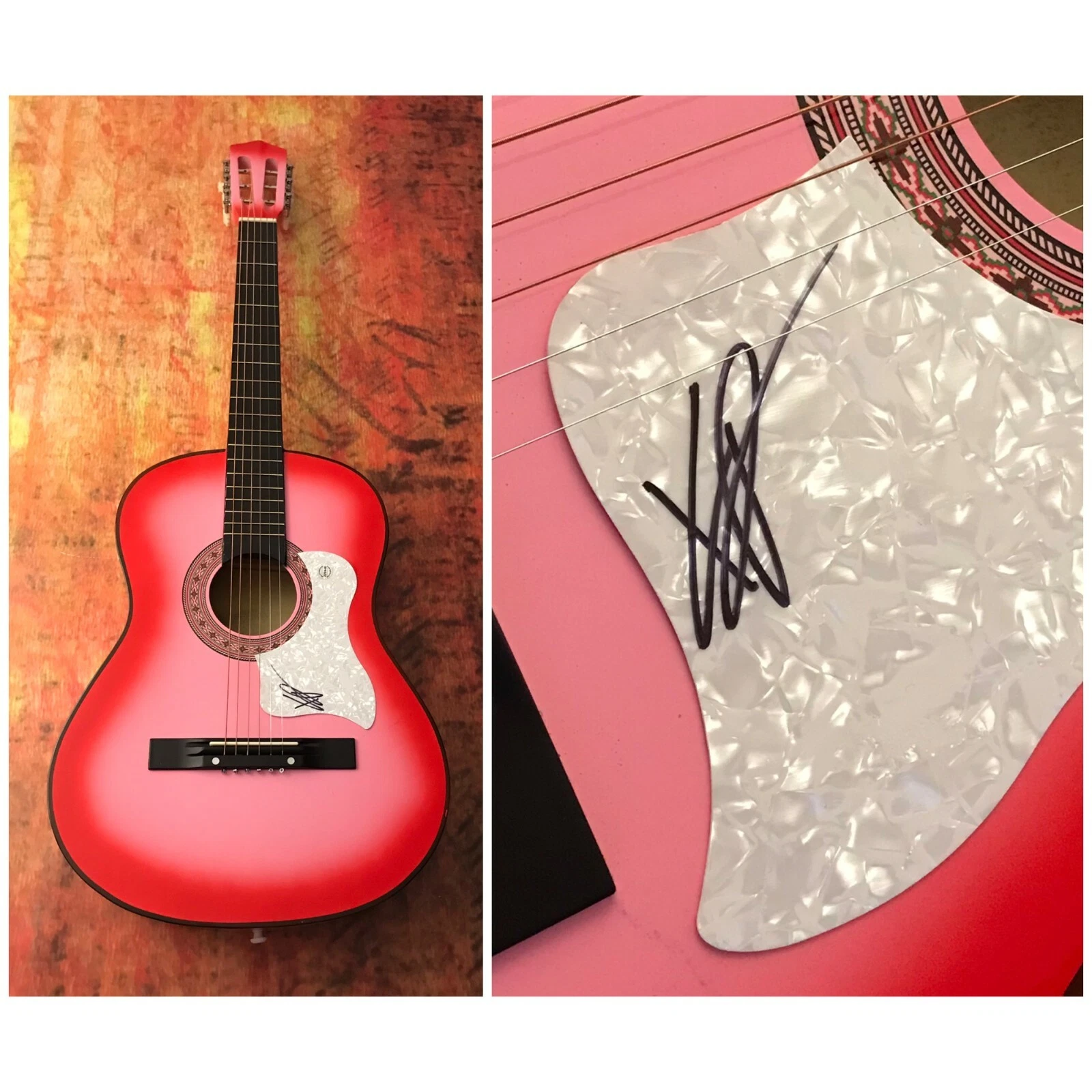 GFA Expectations Out of the Blue  * KATIE PRUITT * Signed Acoustic Guitar K1 COA