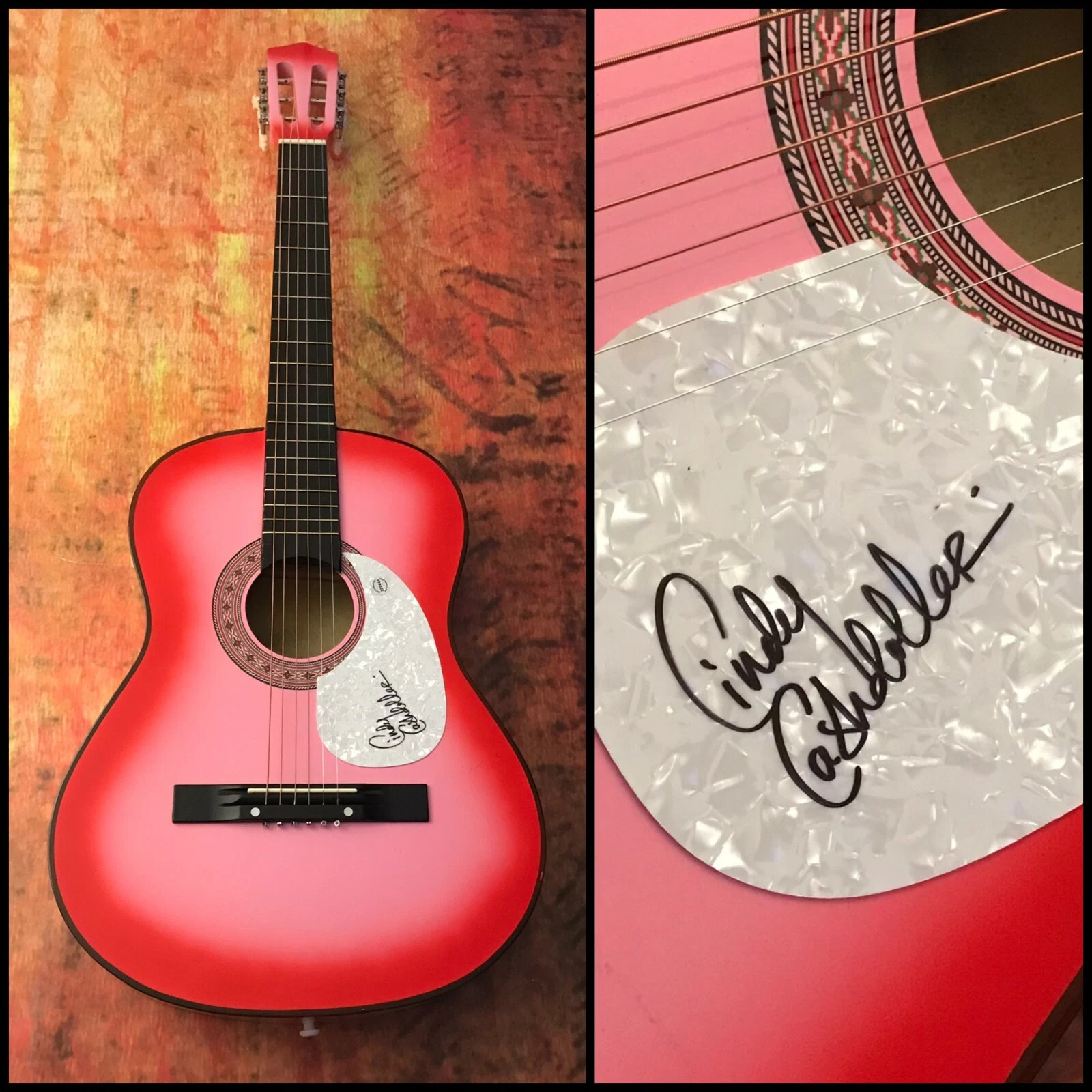 GFA  Asleep at the Wheel  * CINDY CASHDOLLAR * Signed Acoustic Guitar C1 COA