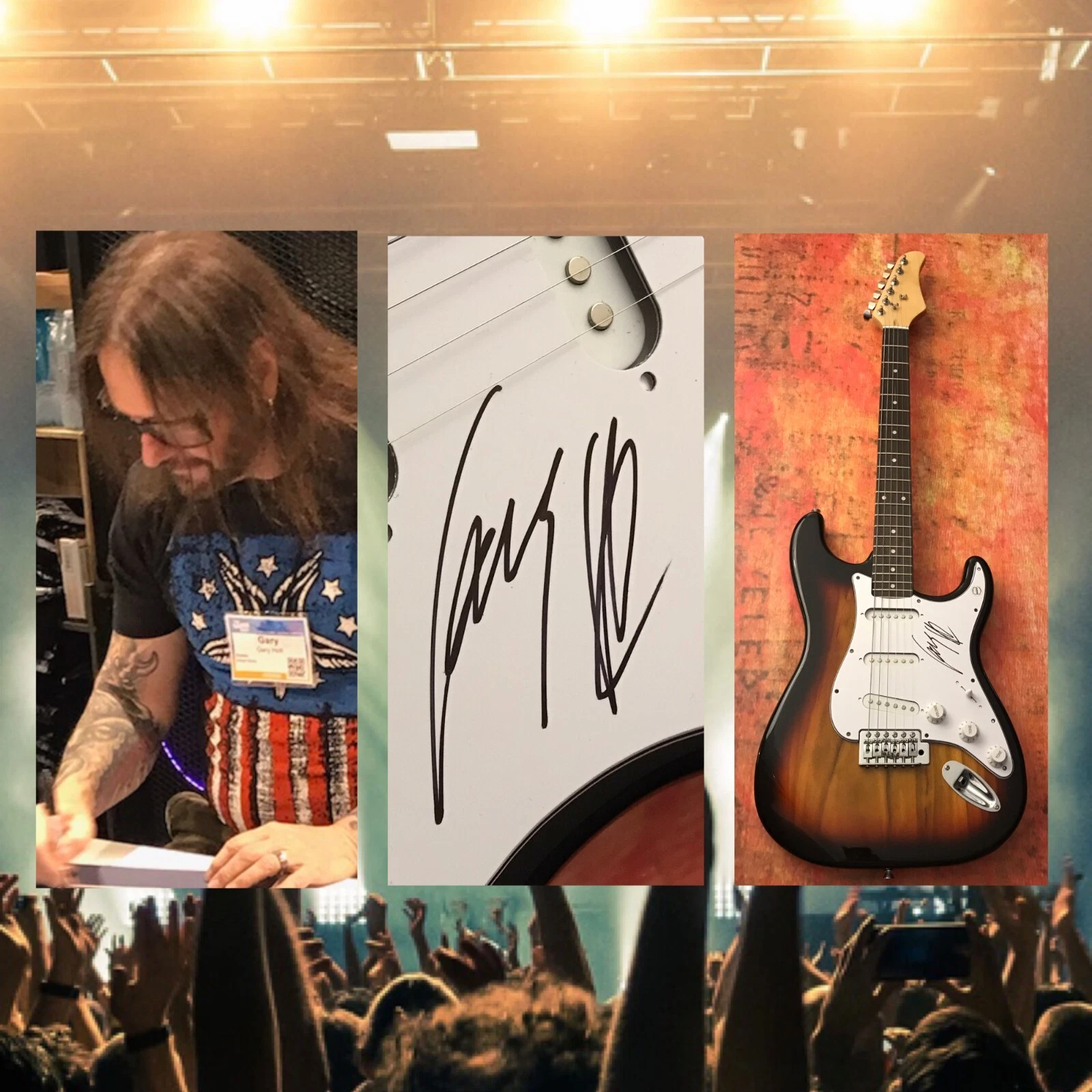 GFA  Slayer Band Guitarist  * GARY HOLT * Signed Electric Guitar PROOF COA