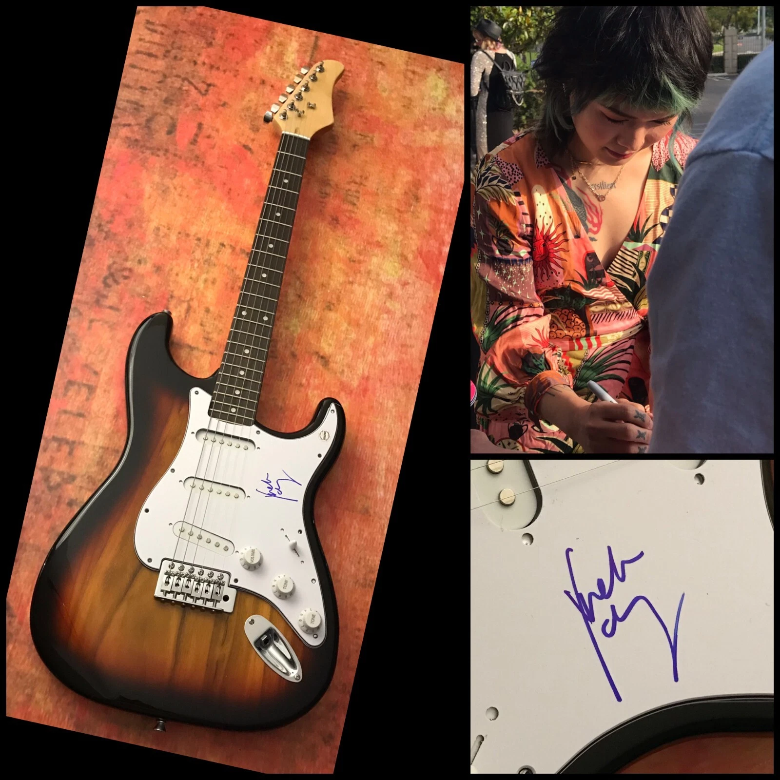 GFA  Covet Band Guitarist  * YVETTE YOUNG * Signed Electric Guitar PROOF Y2 COA