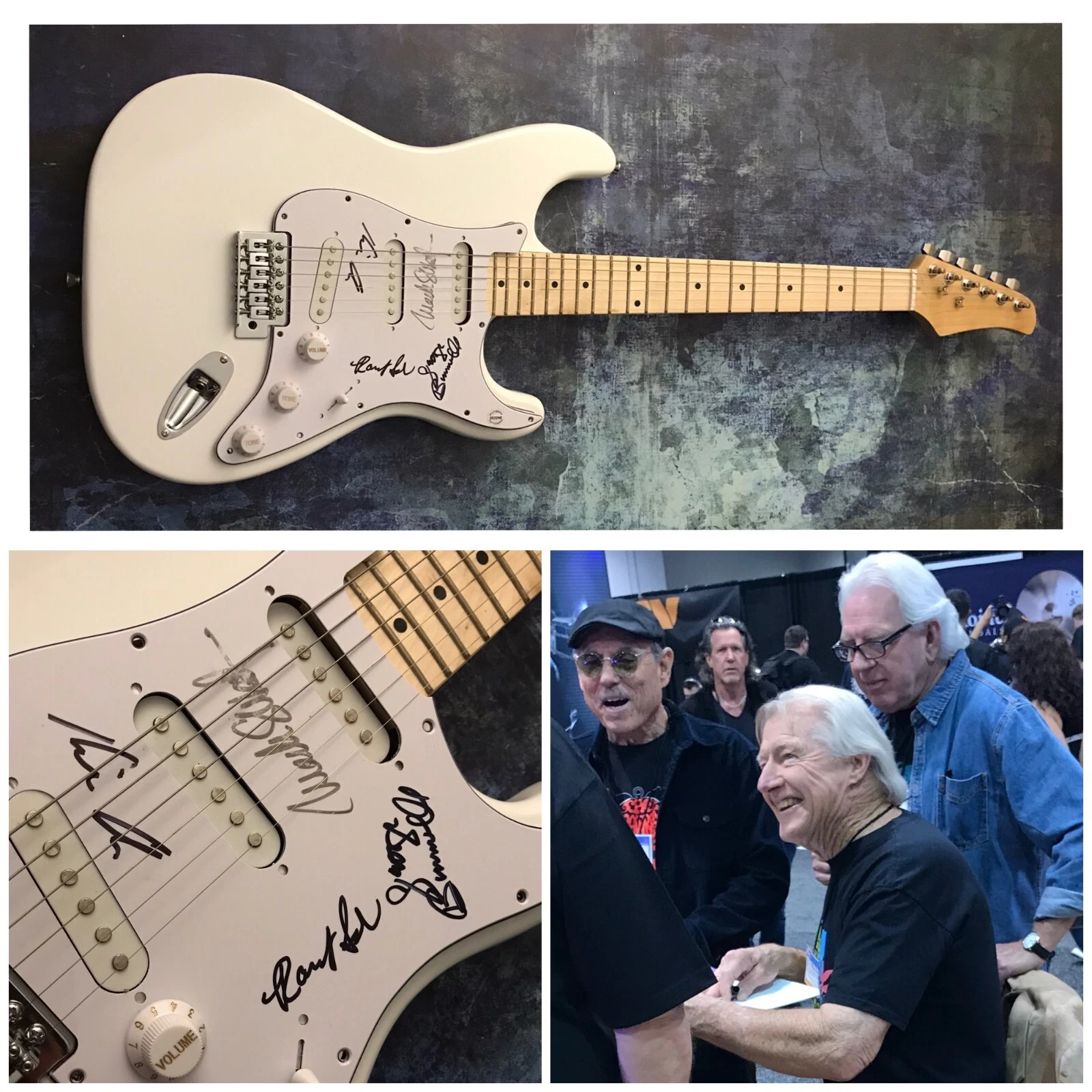 GFA  x4 Band Originals * STRAWBERRY ALARM CLOCK * Signed Electric Guitar S4 COA