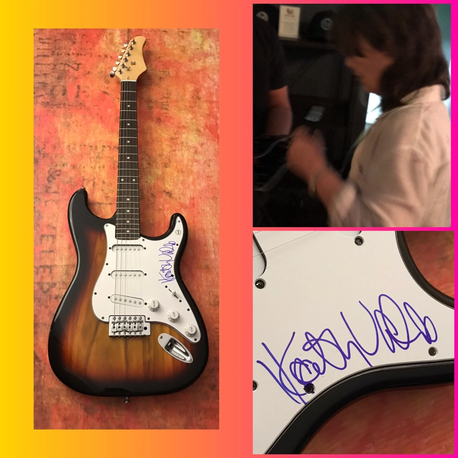 GFA The Go-Go's Bass Guitarist  * KATHY VALENTINE * Signed Electric Guitar B COA