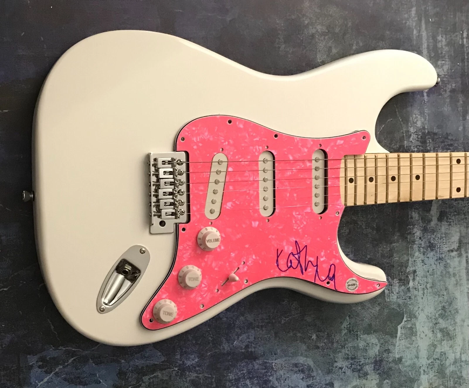 GFA The Go-Go's Bass Guitarist  * KATHY VALENTINE *  Signed Electric Guitar COA