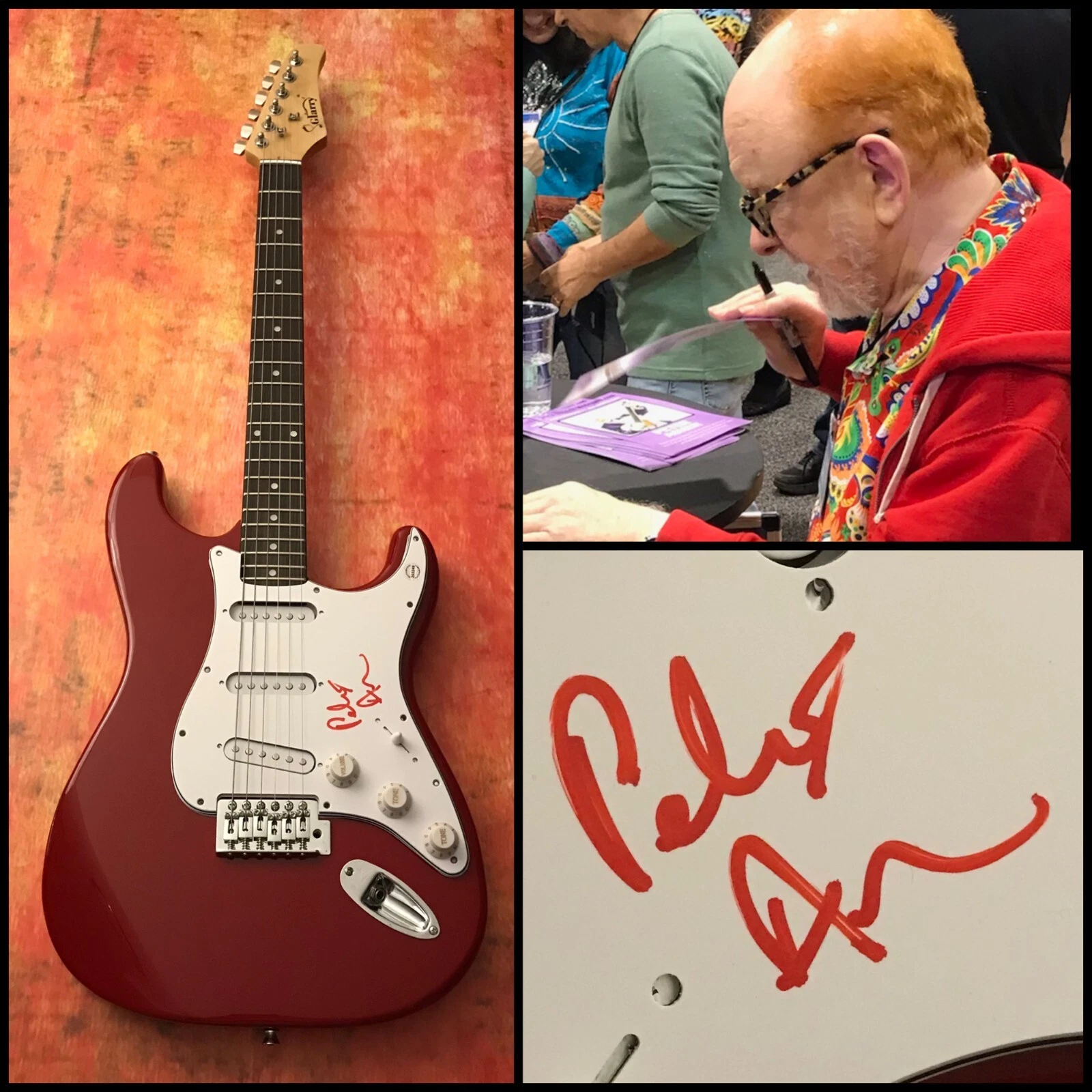 GFA  A World Without Love  * PETER ASHER *  Signed Electric Guitar PROOF P3 COA