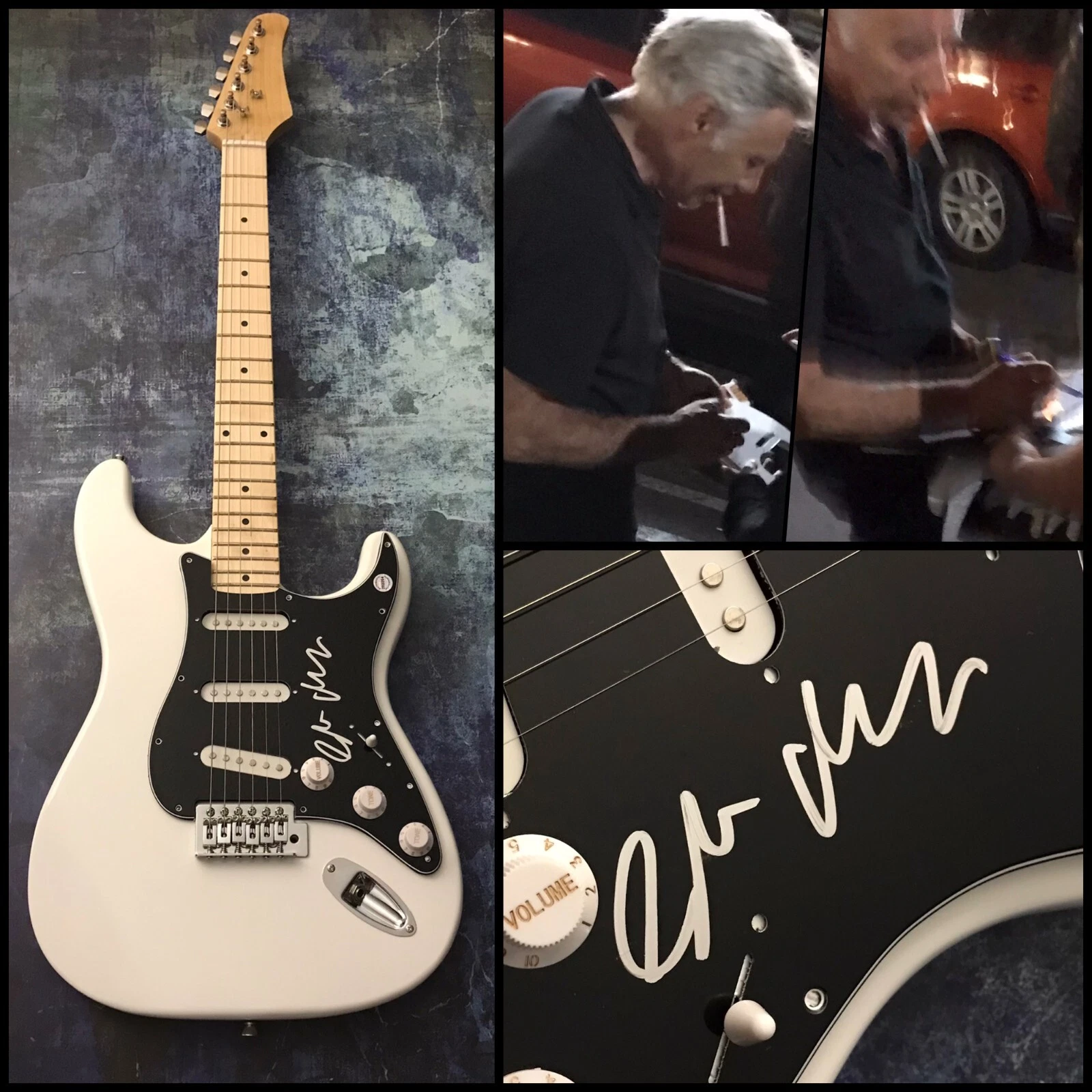 GFA  The Sex Pistols  * GLEN MATLOCK *  Signed Electric Guitar PROOF G4 COA