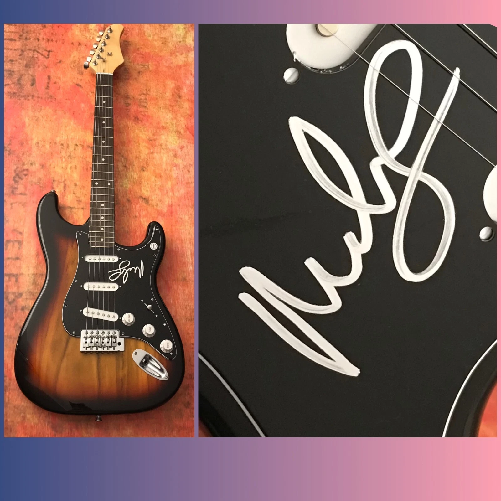 GFA L.A. Guns Guitarist  * MICK CRIPPS *  Signed Electric Guitar M2 COA