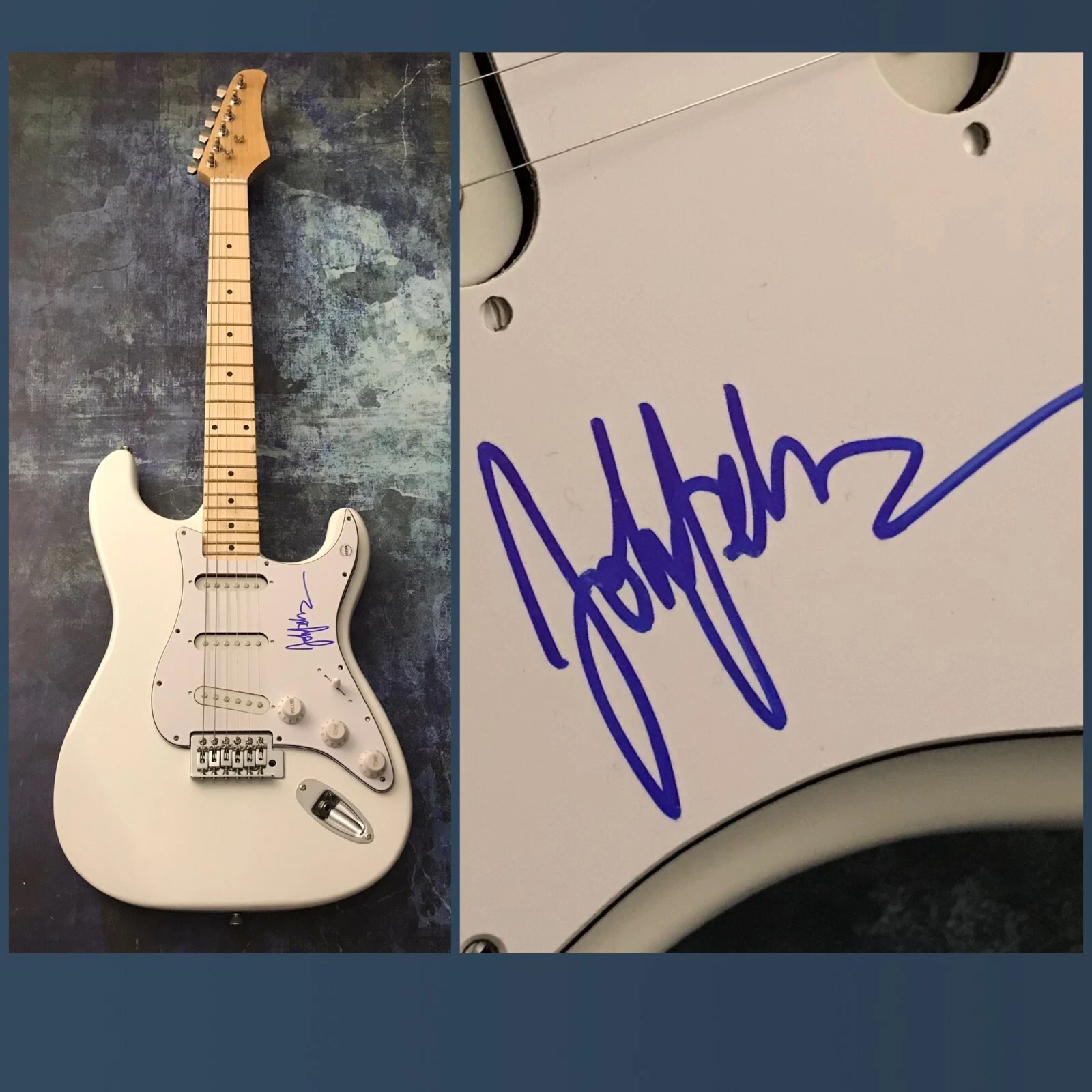 GFA  Goldfinger Kingpin Superman  * JOHN FELDMANN * Signed Electric Guitar  COA