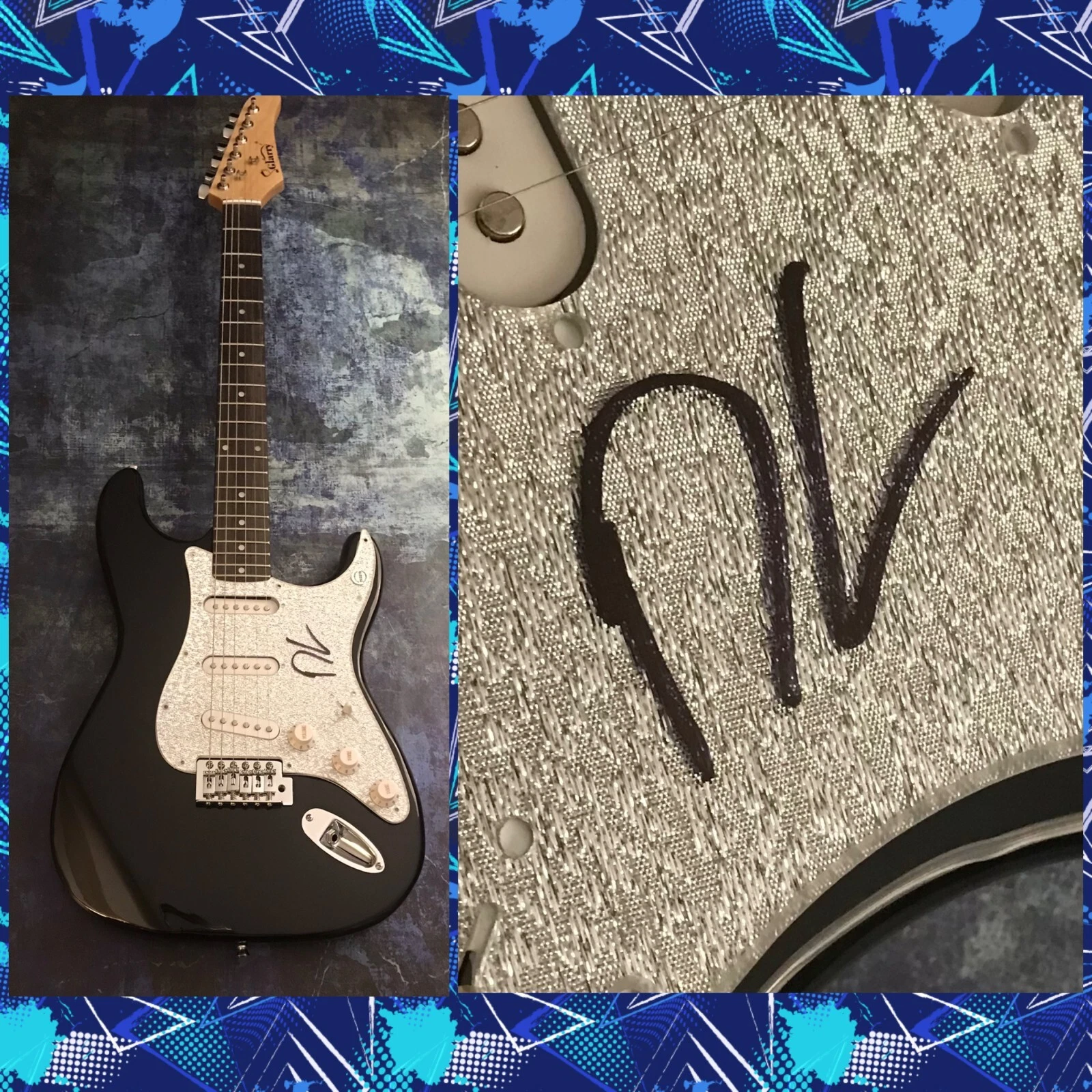 GFA A Place We Knew Waves Be Alright * DEAN LEWIS *  Signed Electric Guitar COA