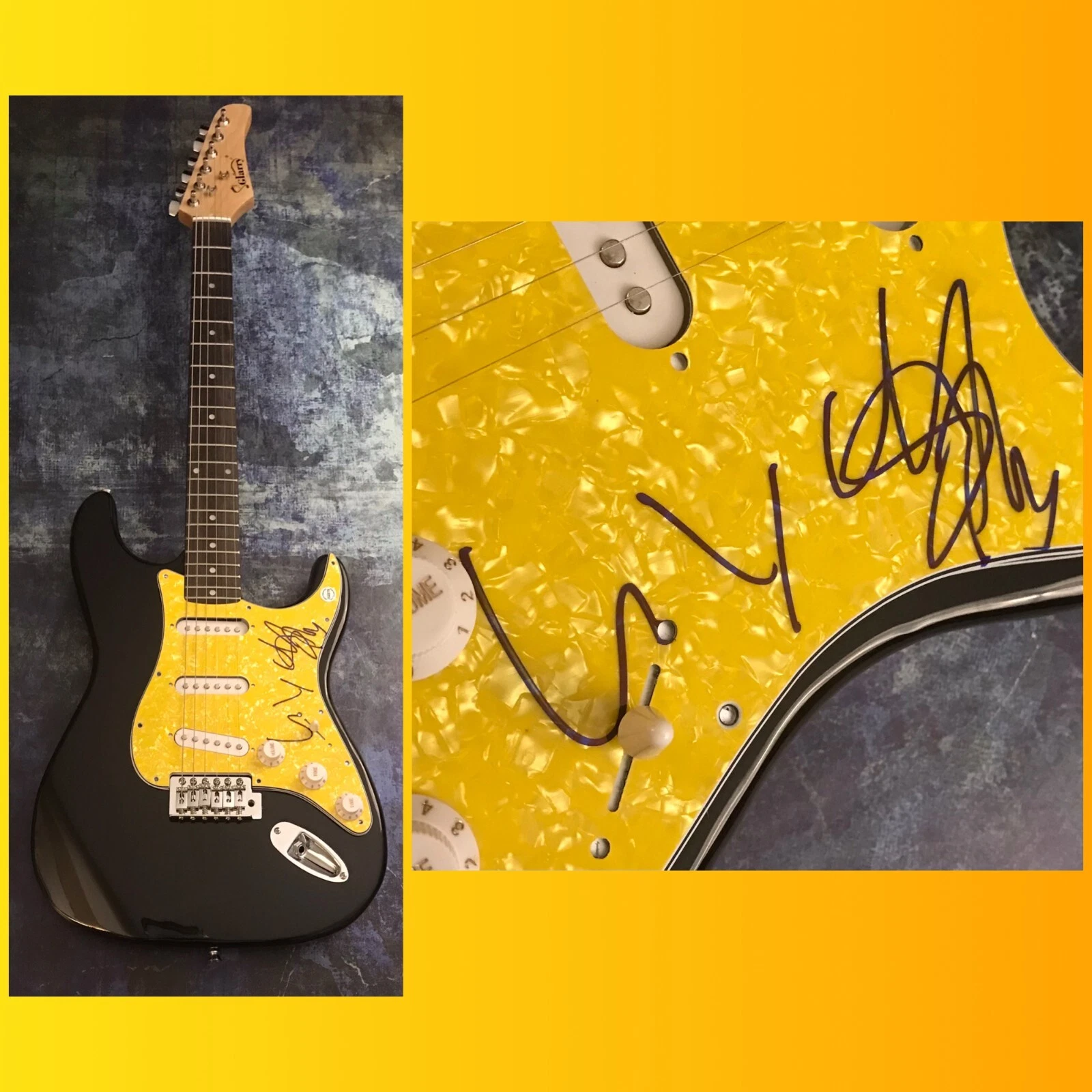 GFA The Fugees Star  * WYCLEF JEAN *  Signed Electric Guitar COA