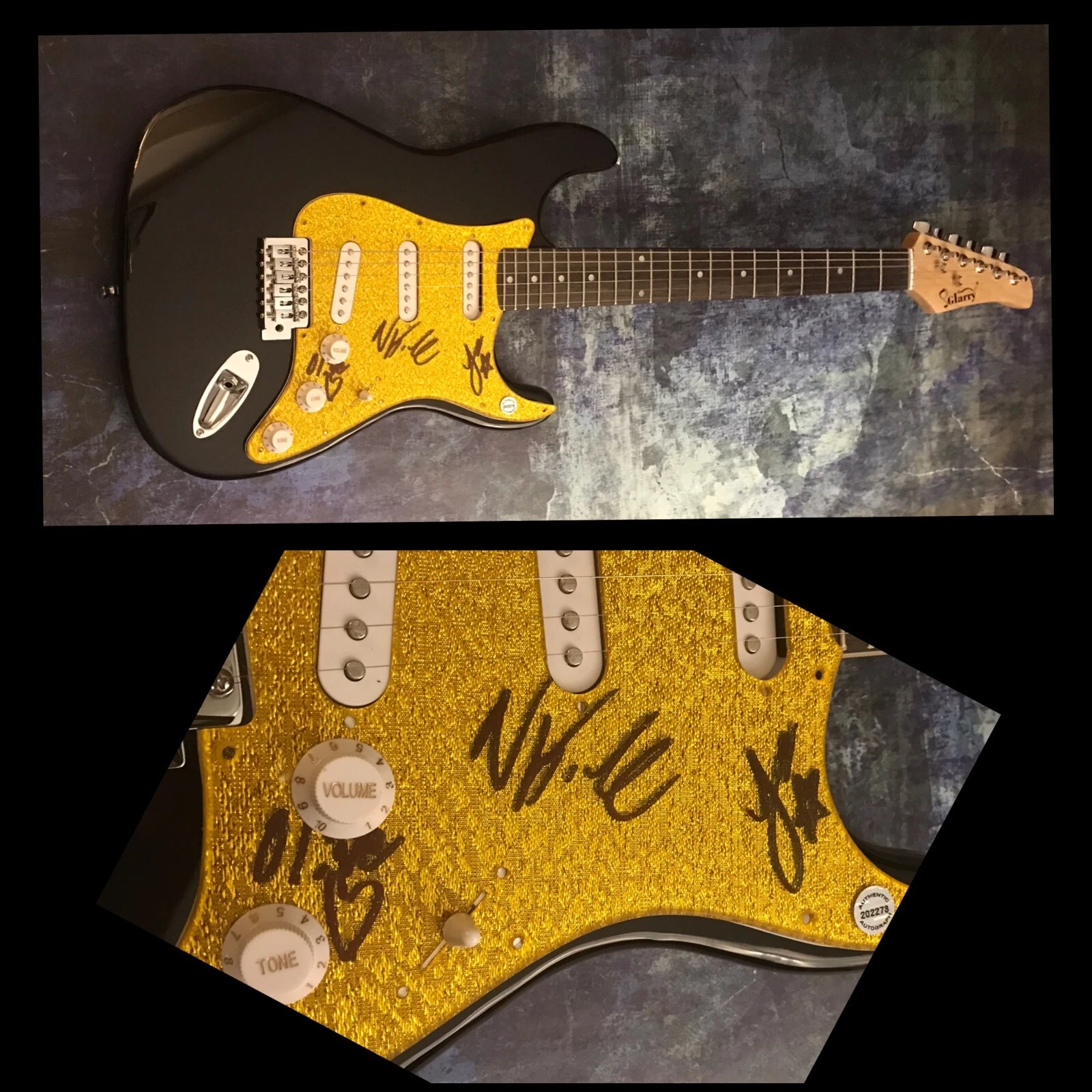 GFA Julia Cumming x3 Band  * SUNFLOWER BEAN *  Signed Electric Guitar PROOF COA
