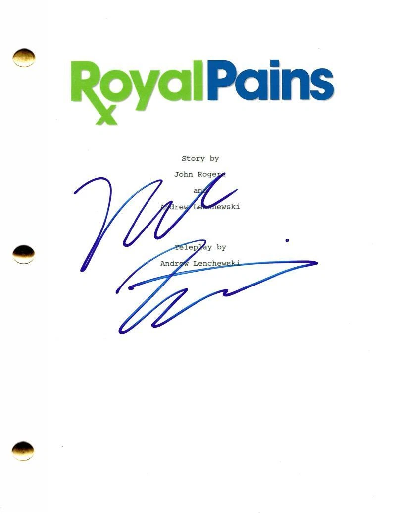 MARK FEUERSTEIN SIGNED ROYAL PAINS PILT SCRIPT AUTHENTIC AUTOGRAPH COA