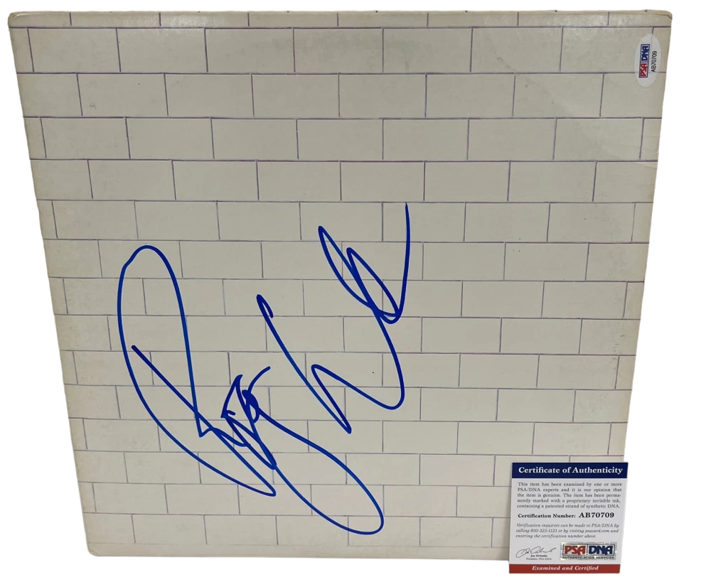 ROGER WATERS SIGNED PINK FLOYD THE WALL ALBUM VINYL AUTHENTIC AUTOGRAPH PSA DNA