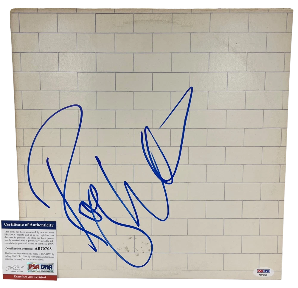 ROGER WATERS SIGNED PINK FLOYD THE WALL ALBUM VINYL AUTHENTIC AUTOGRAPH PSA DNA