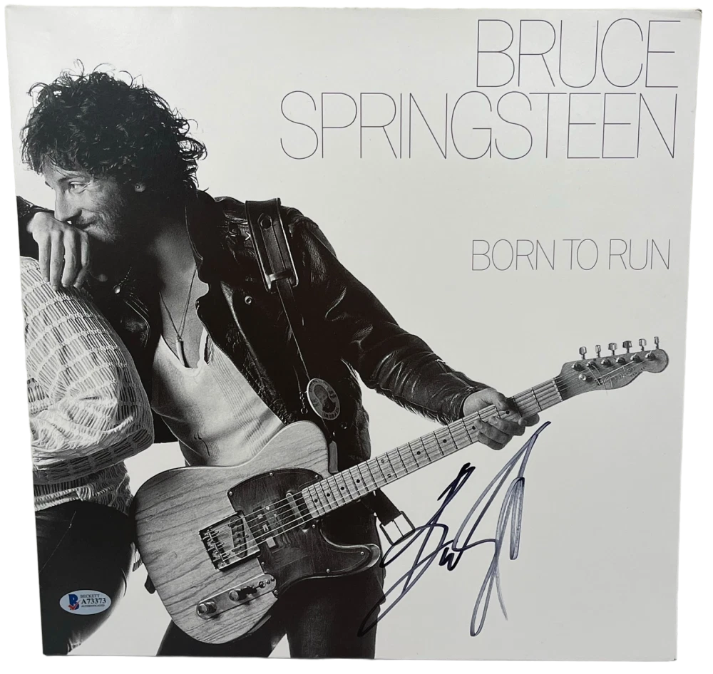 BRUCE SPRINGSTEEN SIGNED BORN TO RUN ALBUM VINYL AUTHENTIC AUTOGRAPH BECKETT LOA