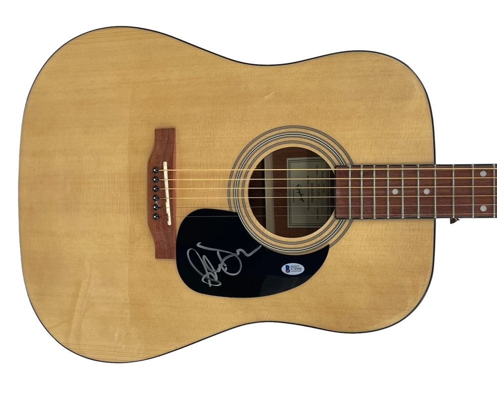 ADAM DURITZ SIGNED FULL SIZE ACOUSTIC GUITAR EPIPHONE COUNTING CROWS BECKETT