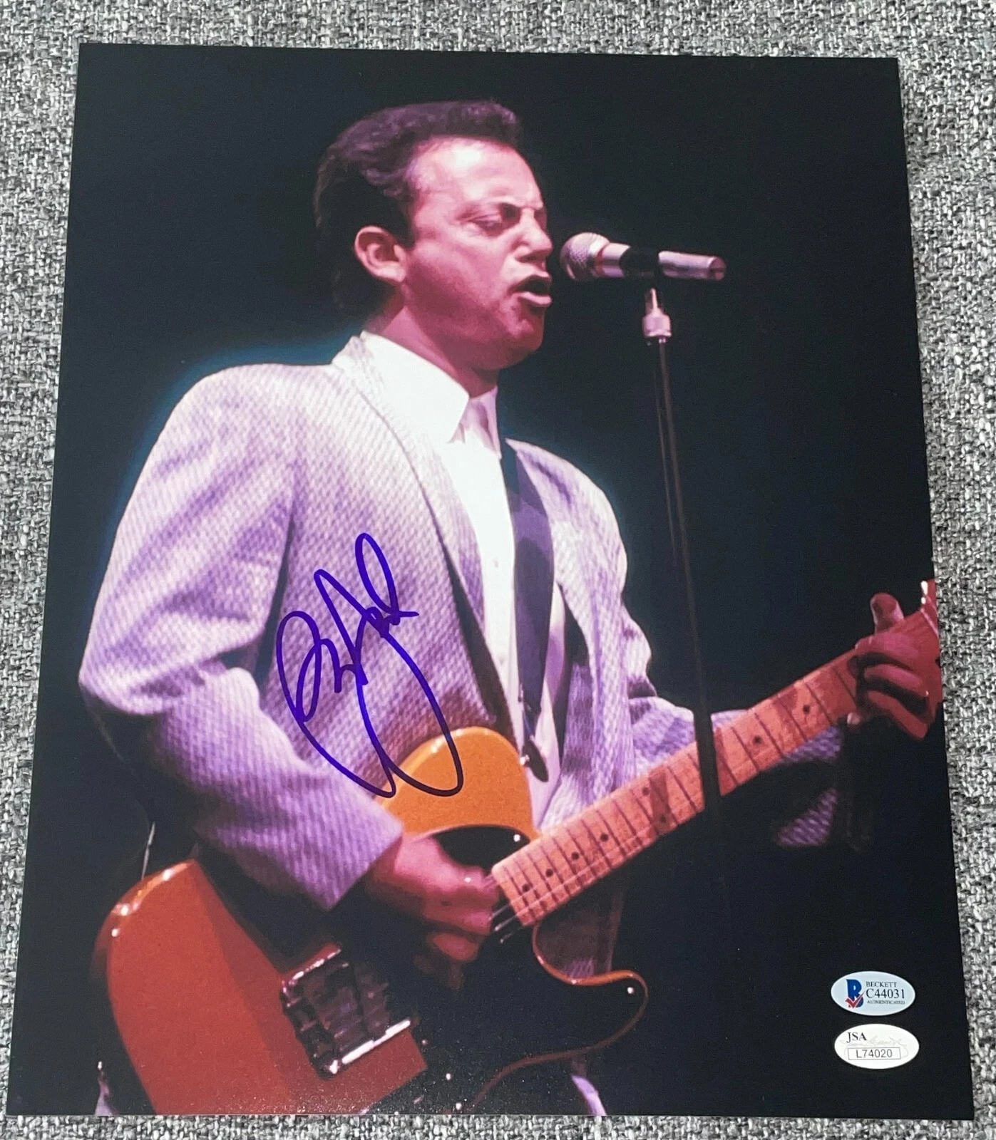 Billy Joel Signed Autograph 11x14 Photo Piano Man River of Dreams Beckett BAS NY