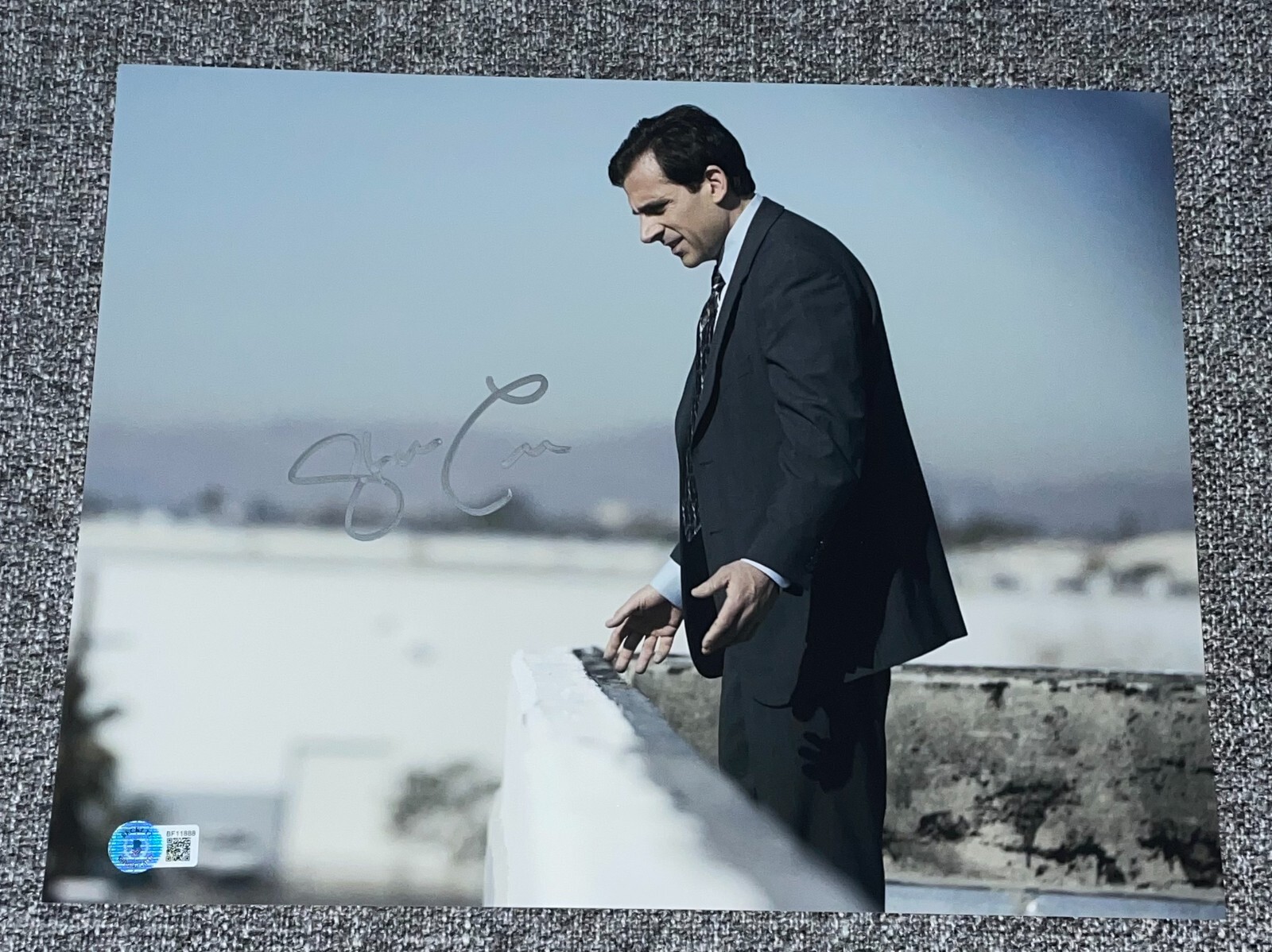 Steve Carell Signed Autograph 11x14 Photo The Office Authentic Beckett BAS COA A