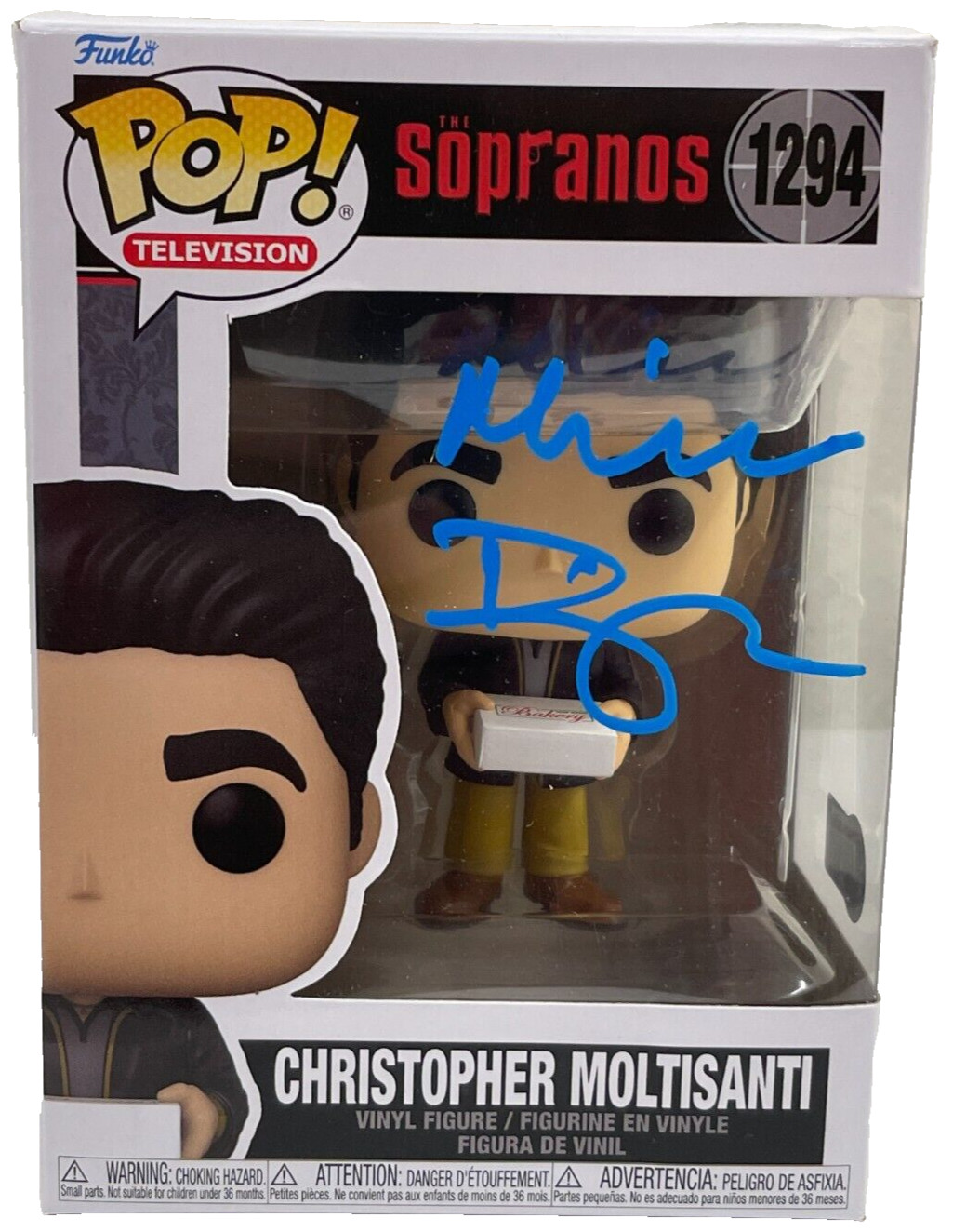 Michael Imperioli Signed Christopher Moltisanti Sopranos Funko Beckett