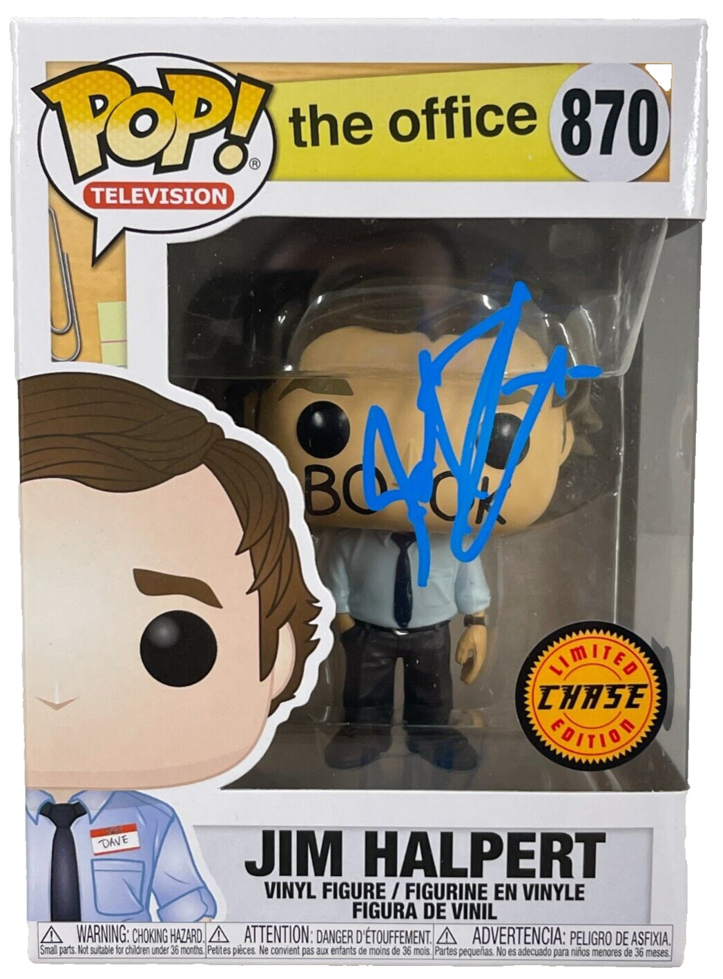 John Krasinski Signed The Office Jim Halpert Chase Funko 870 Autograph Beckett