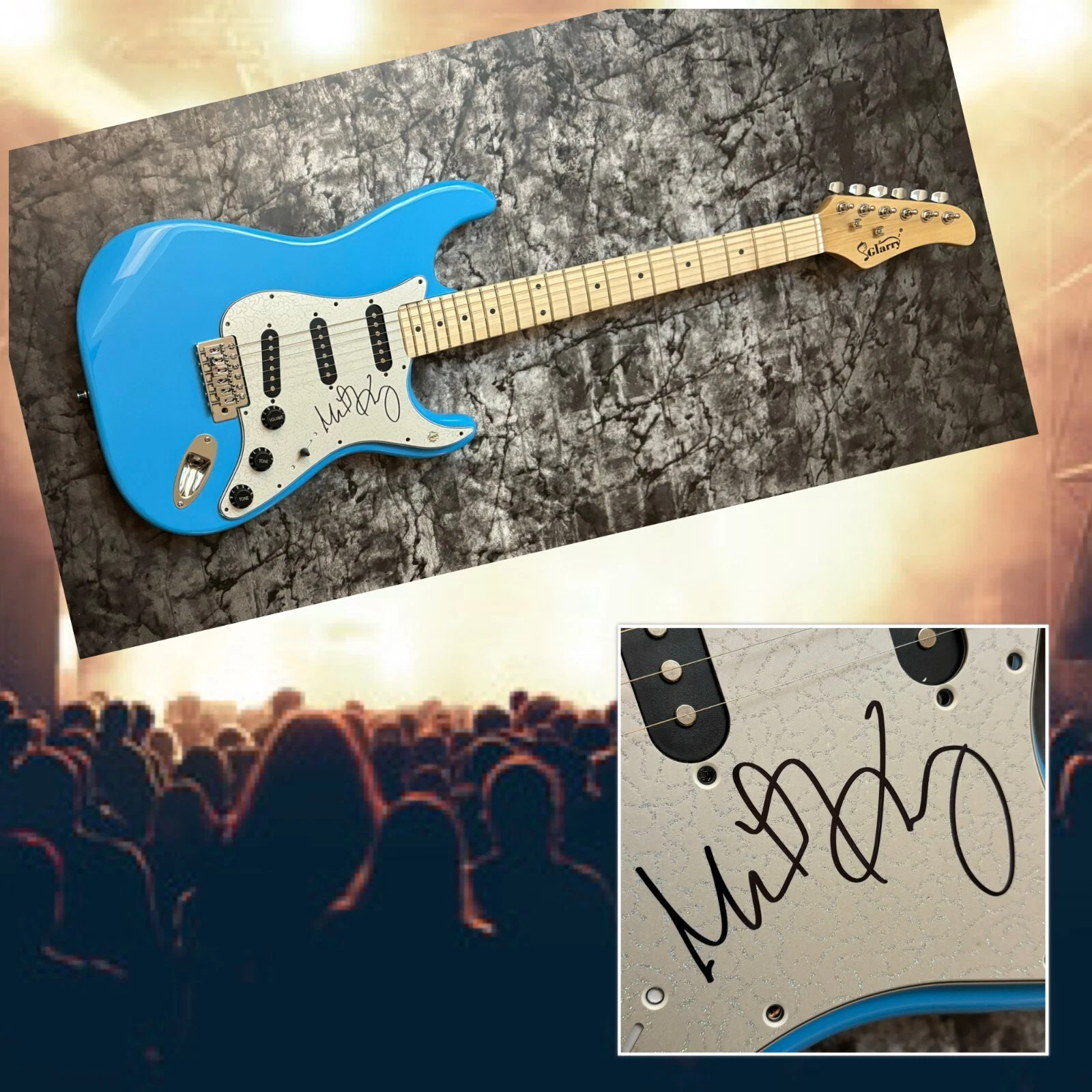 GFA Young Love Ships in the Night  * MATT KEARNEY *  Signed Electric Guitar COA