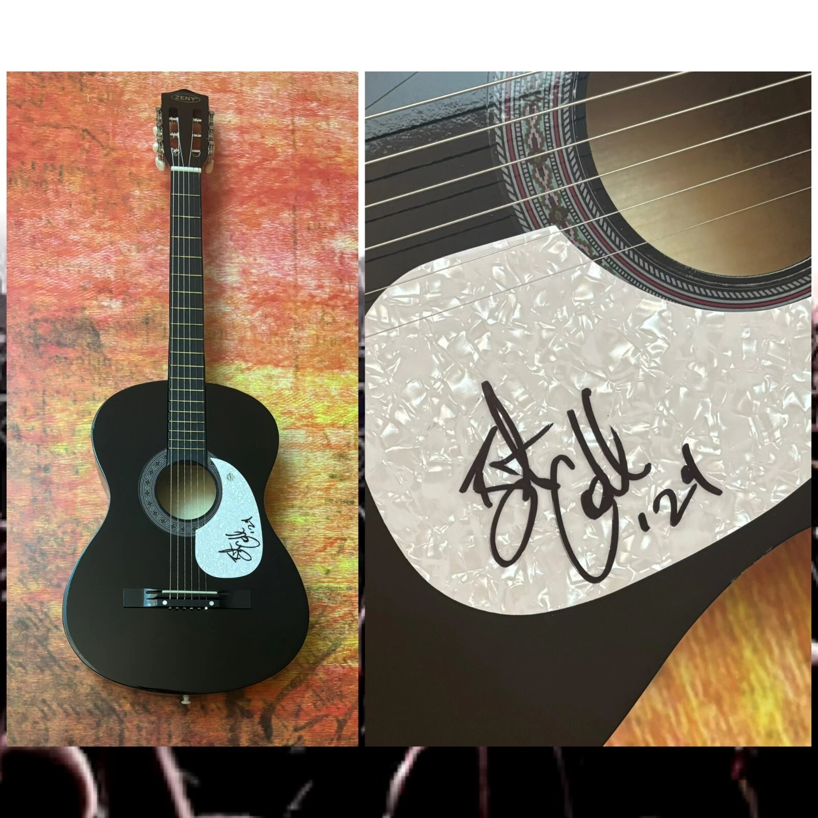 GFA Shine on Rainey Day Star  * BRENT COBB *  Signed Acoustic Guitar COA