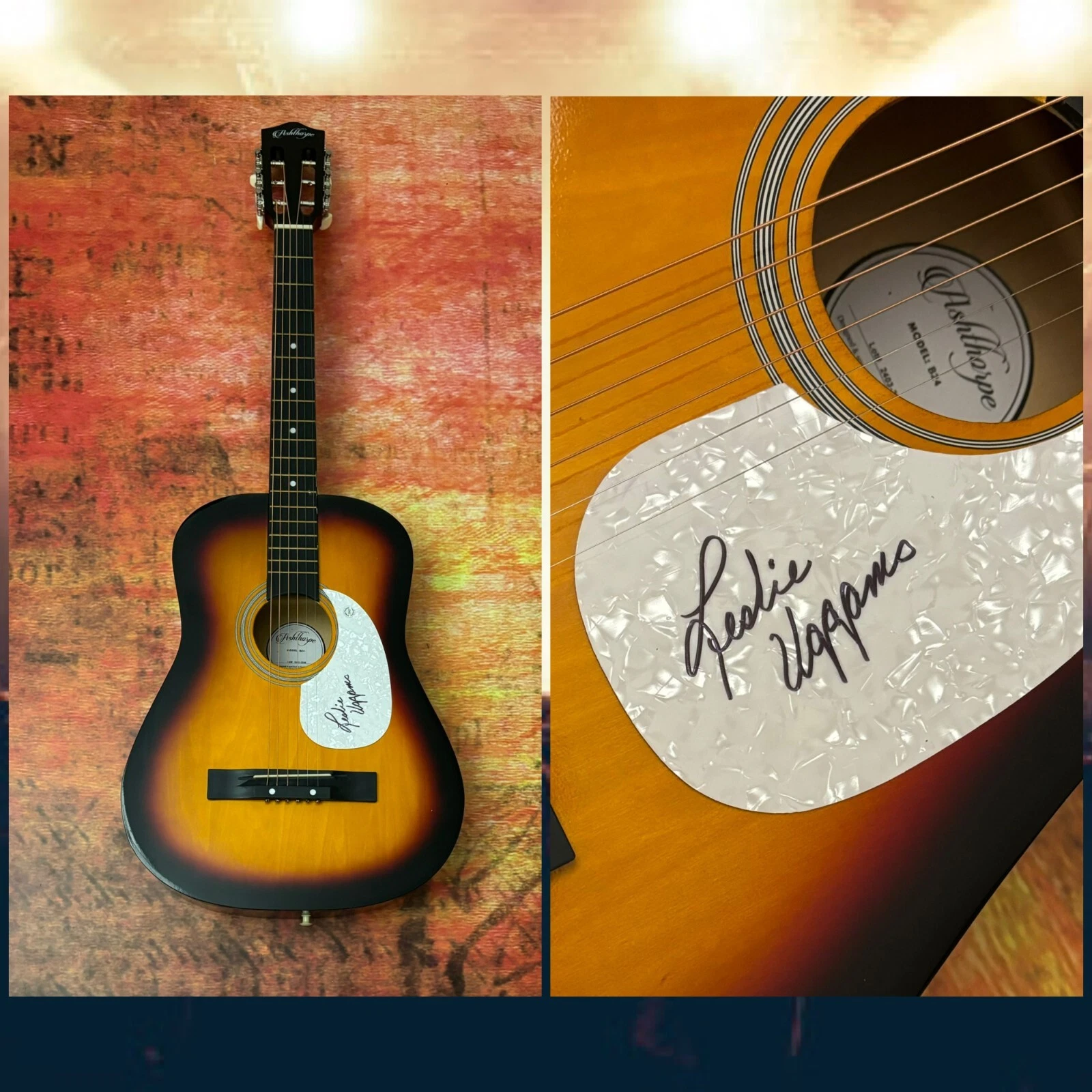 GFA Broadway Hallelujah, Baby! * LESLIE UGGAMS * Signed Acoustic Guitar L3 COA