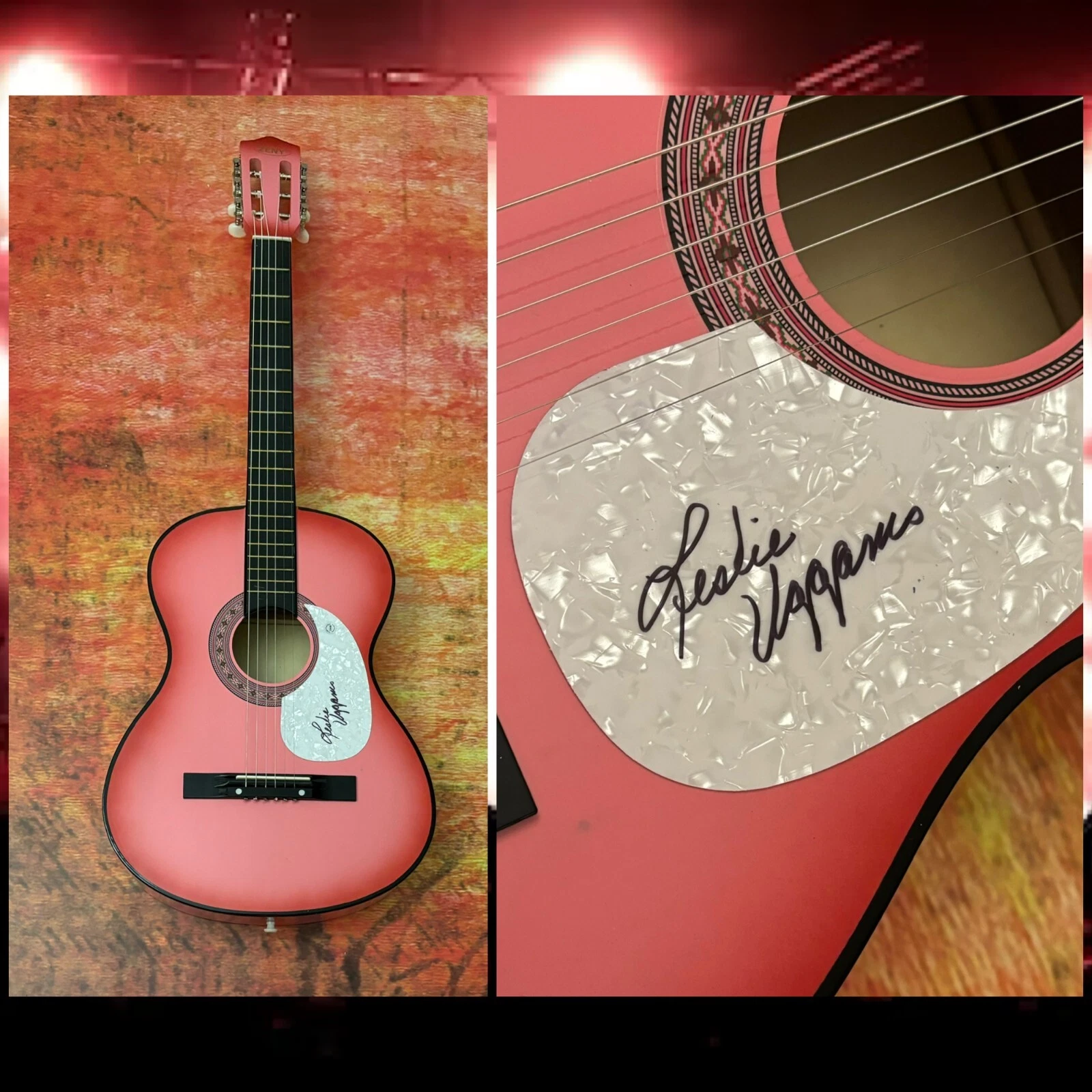 GFA Broadway Hallelujah, Baby! * LESLIE UGGAMS * Signed Acoustic Guitar L4 COA