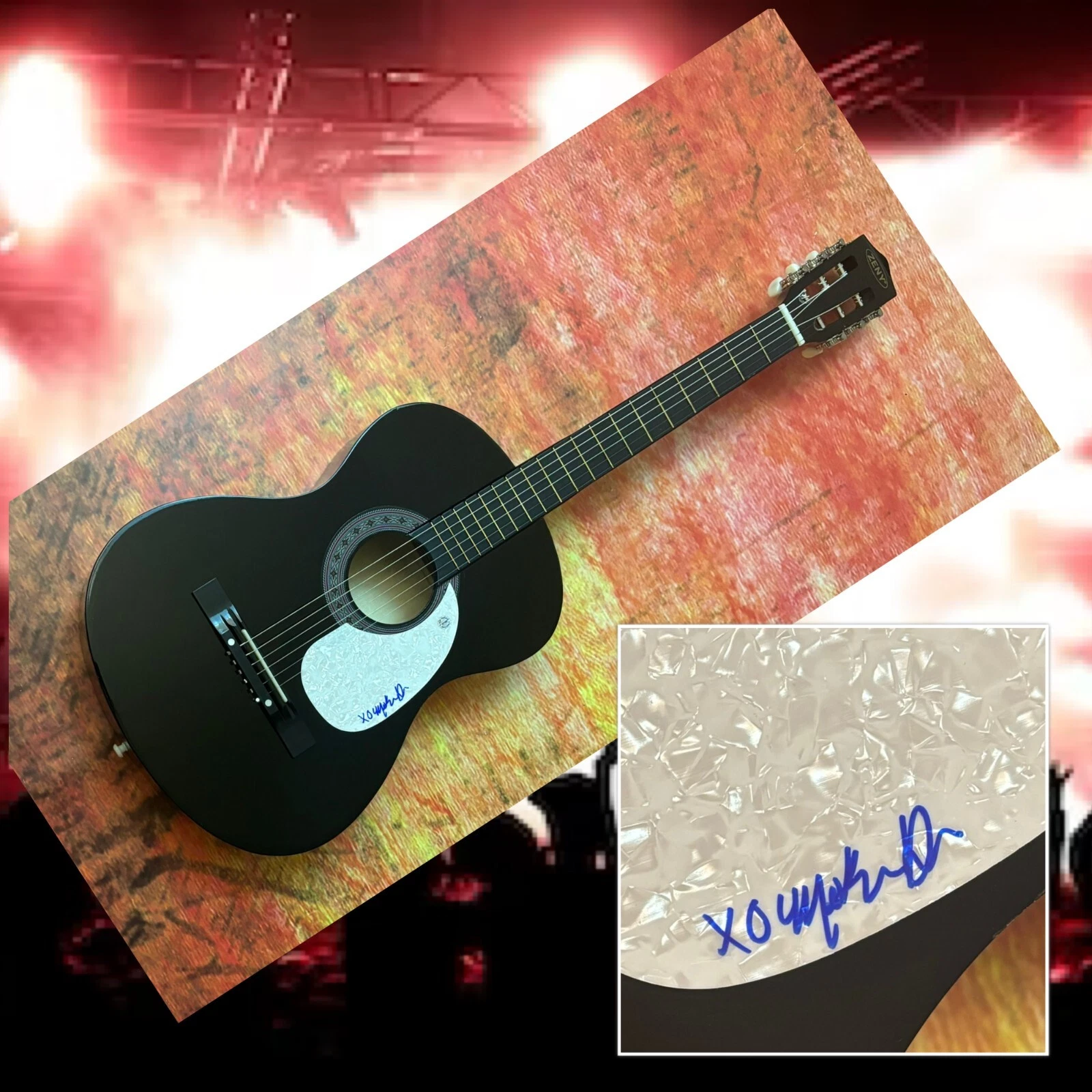 GFA Delivery In My Groove  * MIKAELA DAVIS * Signed Acoustic Guitar PROOF COA