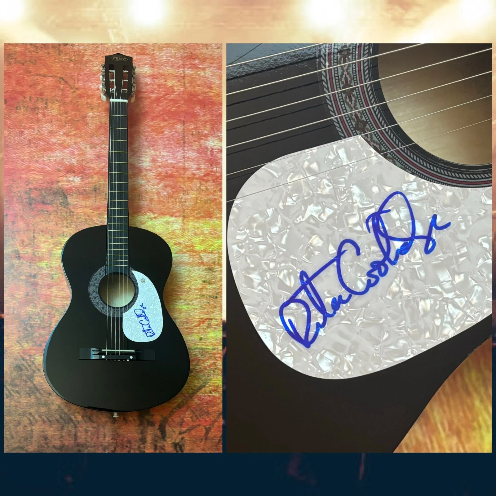 GFA  All Time High * RITA COOLIDGE * Signed Acoustic Guitar PROOF R5 COA