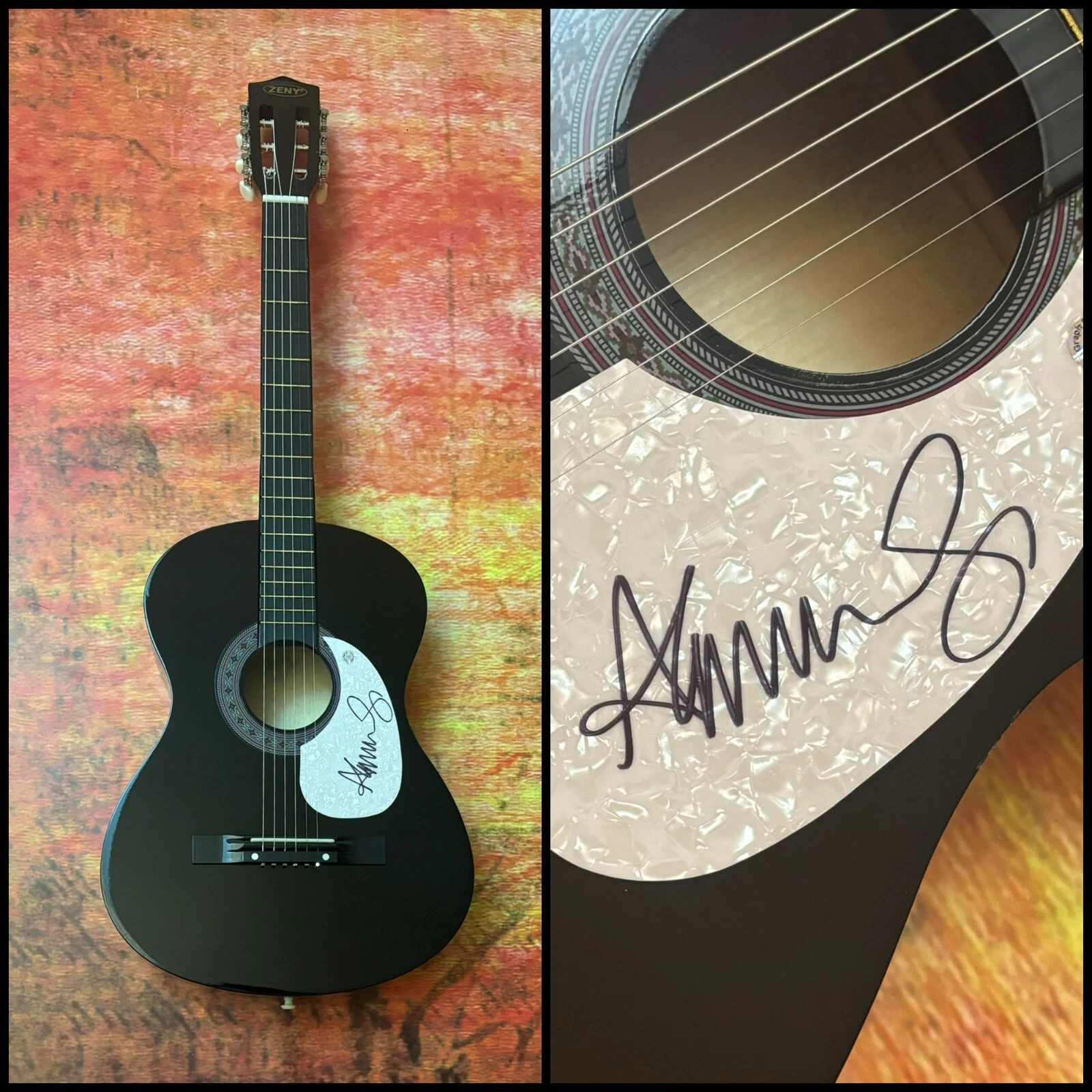 GFA Twenty Something  * ALANA SPRINGSTEEN *  Signed Acoustic Guitar COA
