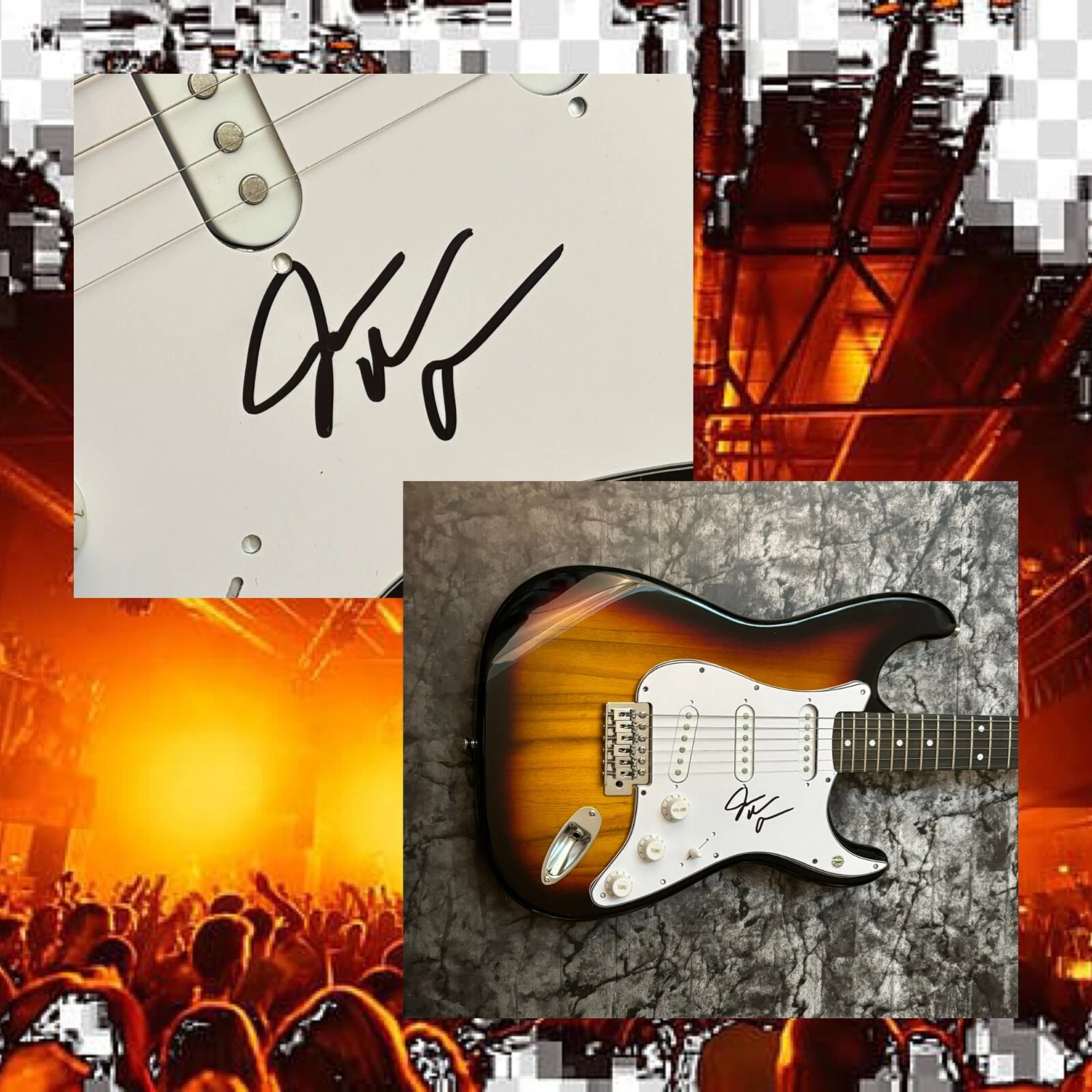 GFA I'll Stand By You Star  * JAKE WESLEY ROGERS * Signed Electric Guitar J3 COA