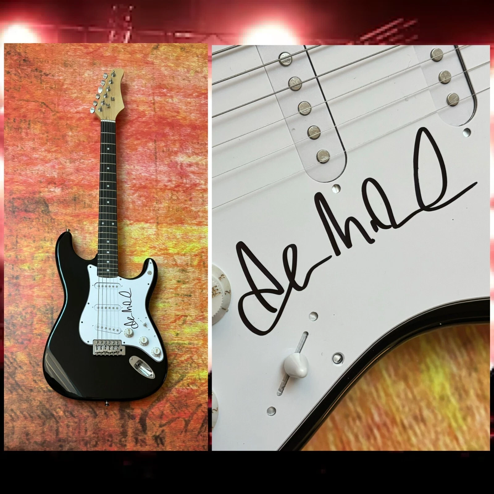 GFA Something Corporate Star  * ANDREW McMAHON * Signed Electric Guitar COA