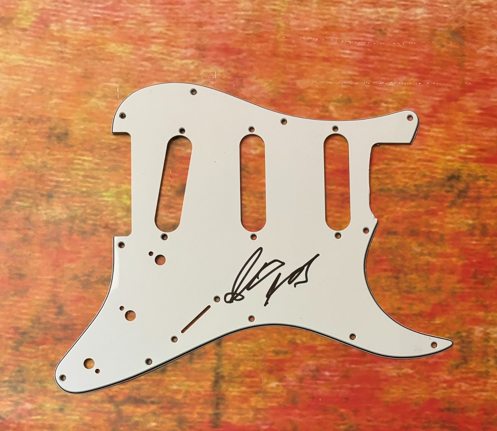 GFA Fantasy Rock Legend  * ALDO NOVA *  Signed Electric Pickguard PROOF COA