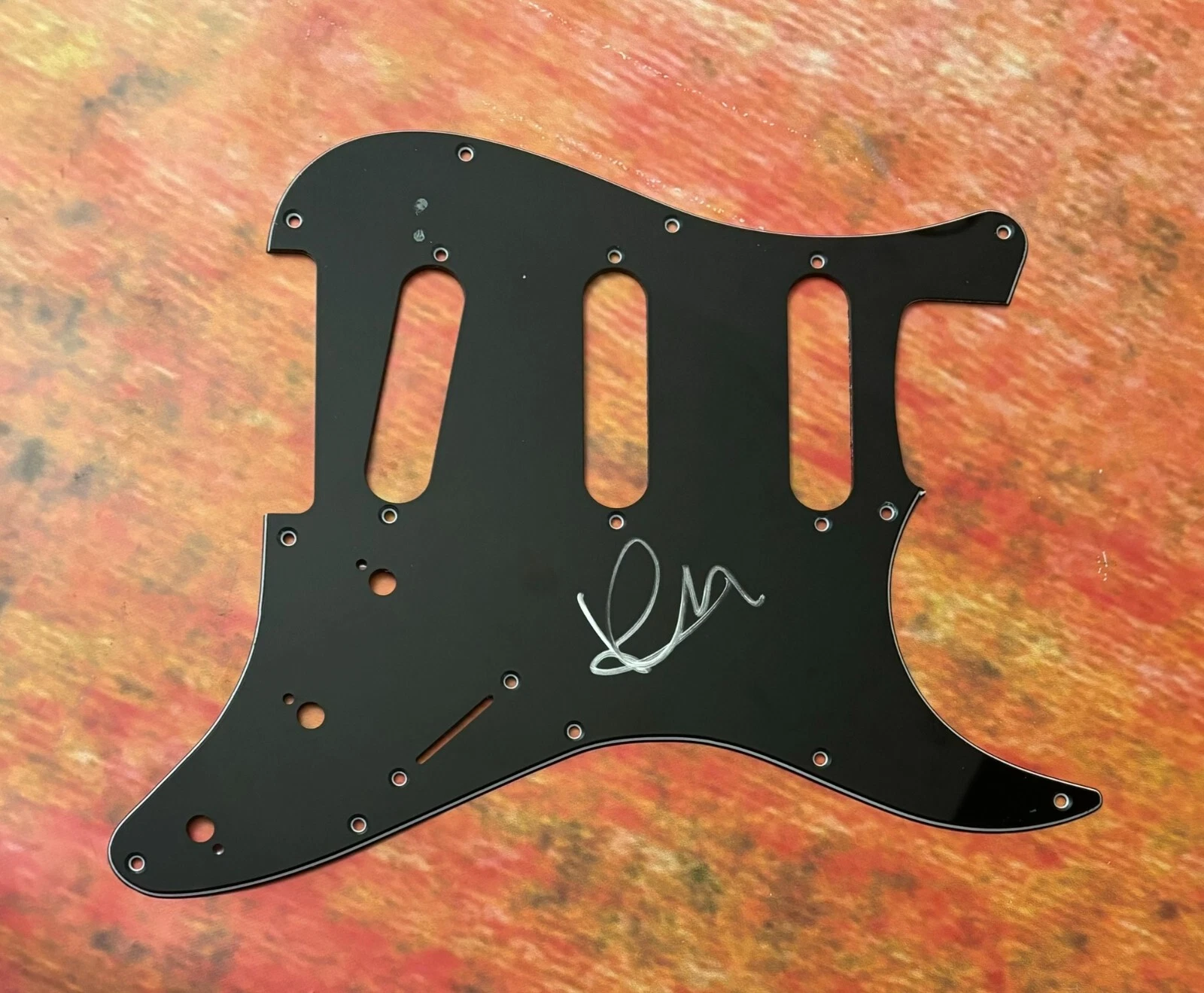 GFA The Struts Band Singer  * LUKE SPILLER * Signed Electric Pickguard PROOF COA